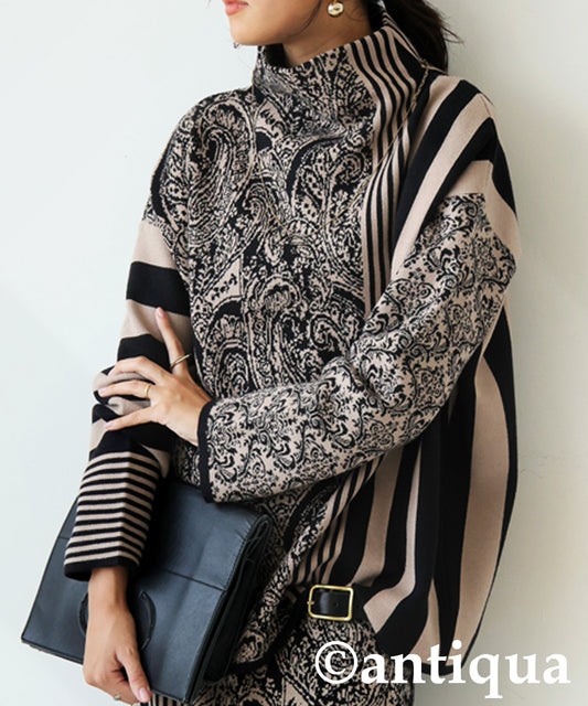 Art Pattern Knitwear Ladies