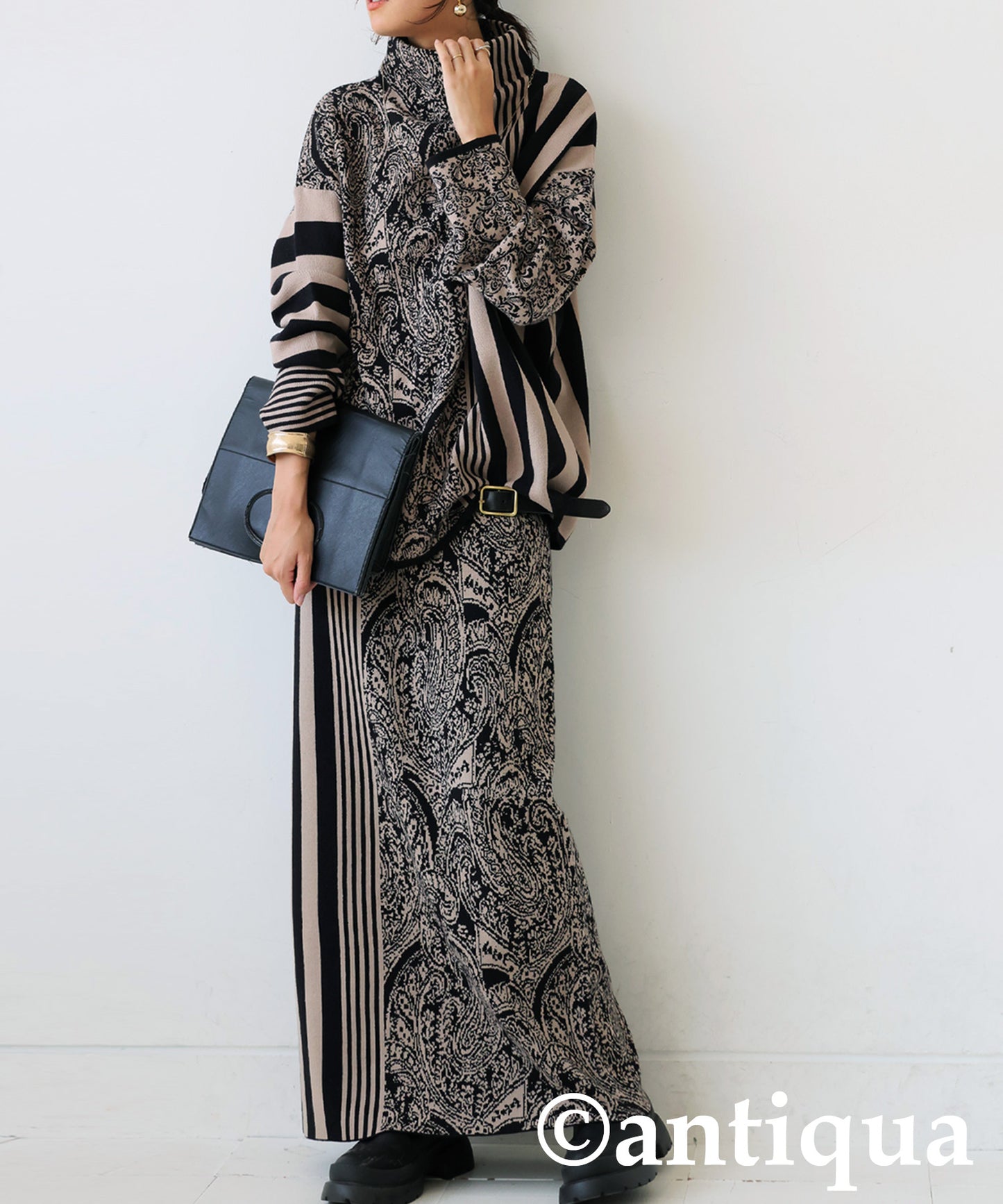 Art Pattern Knitwear Ladies