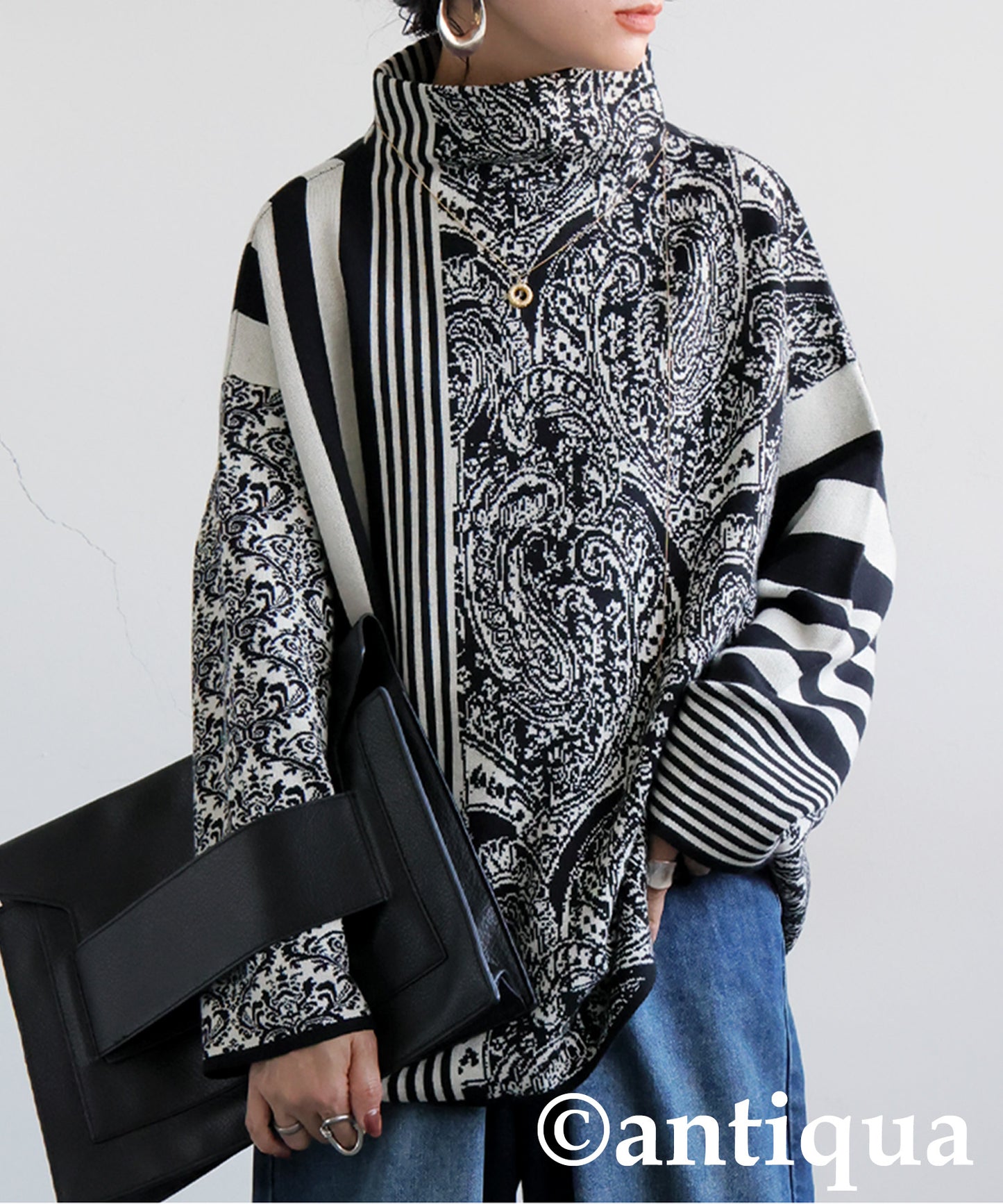 Art Pattern Knitwear Ladies