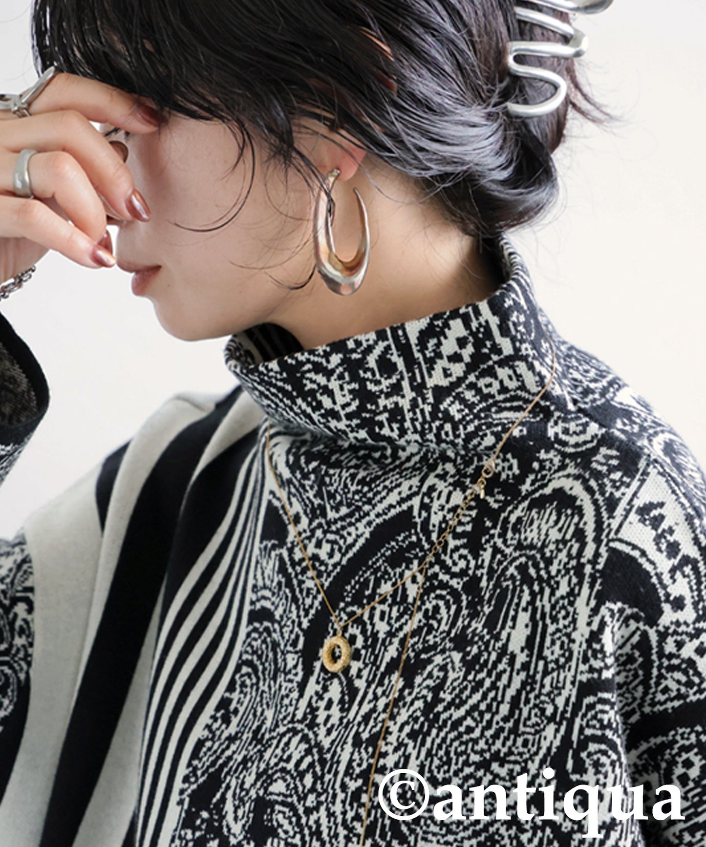 Art Pattern Knitwear Ladies