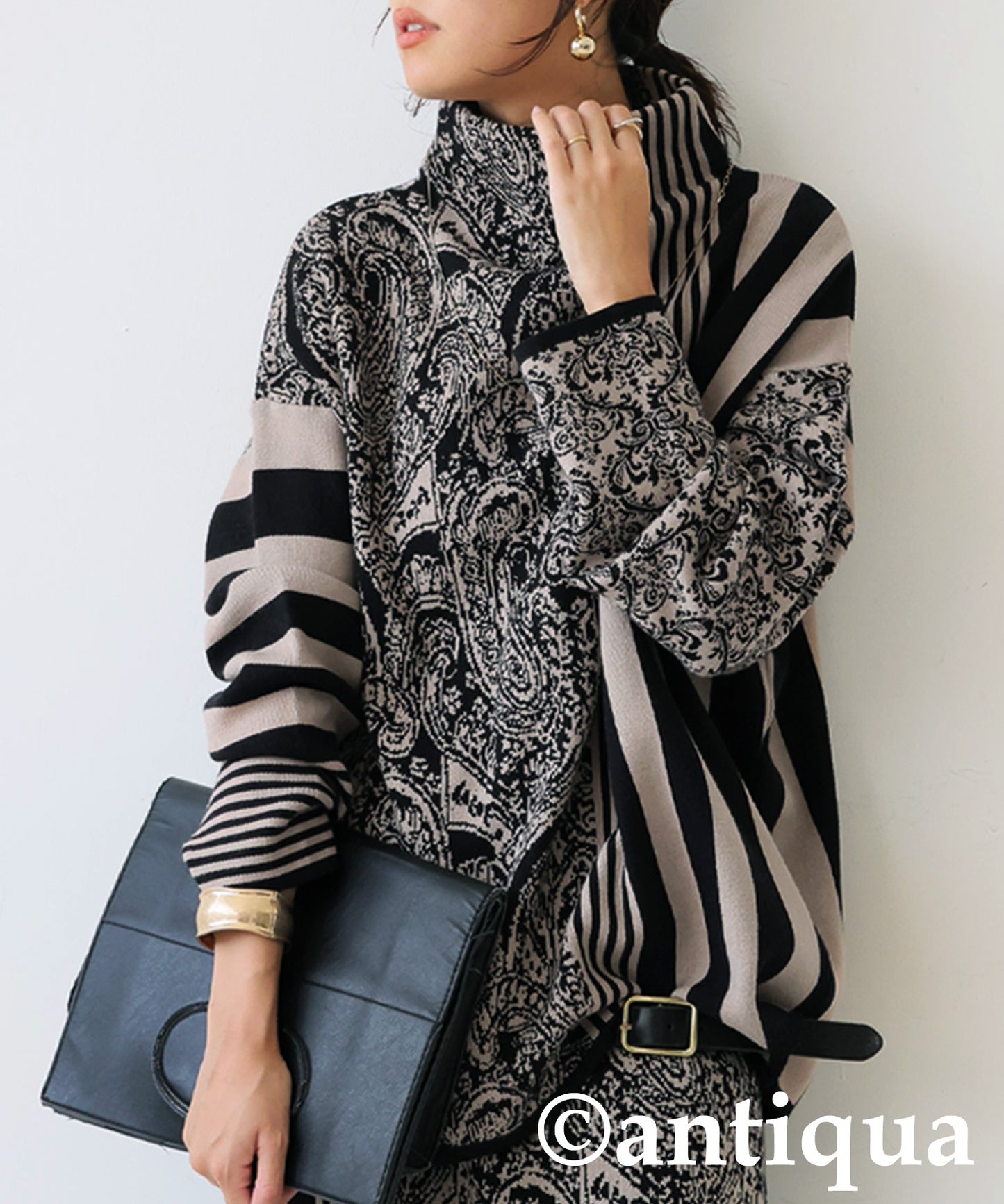 Art Pattern Knitwear Ladies