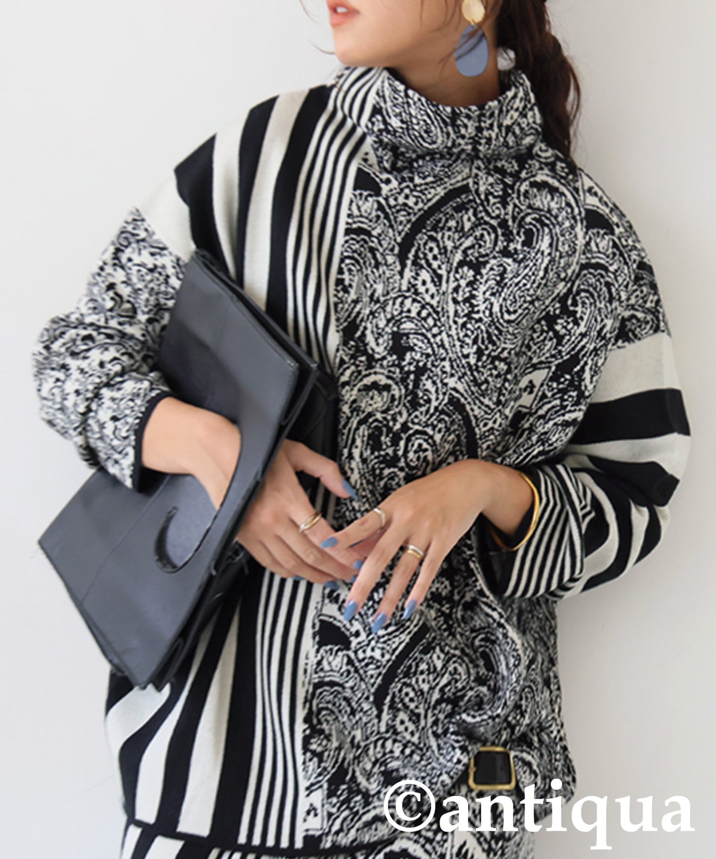 Art Pattern Knitwear Ladies