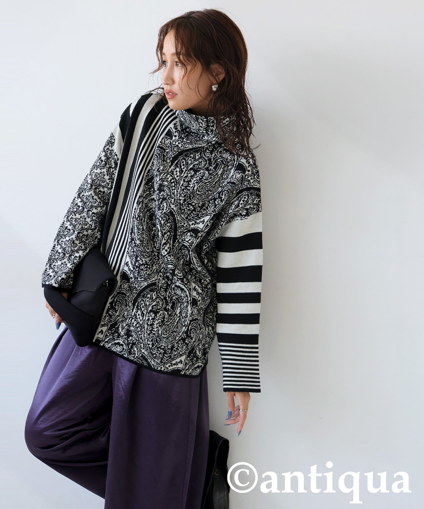 Art Pattern Knitwear Ladies