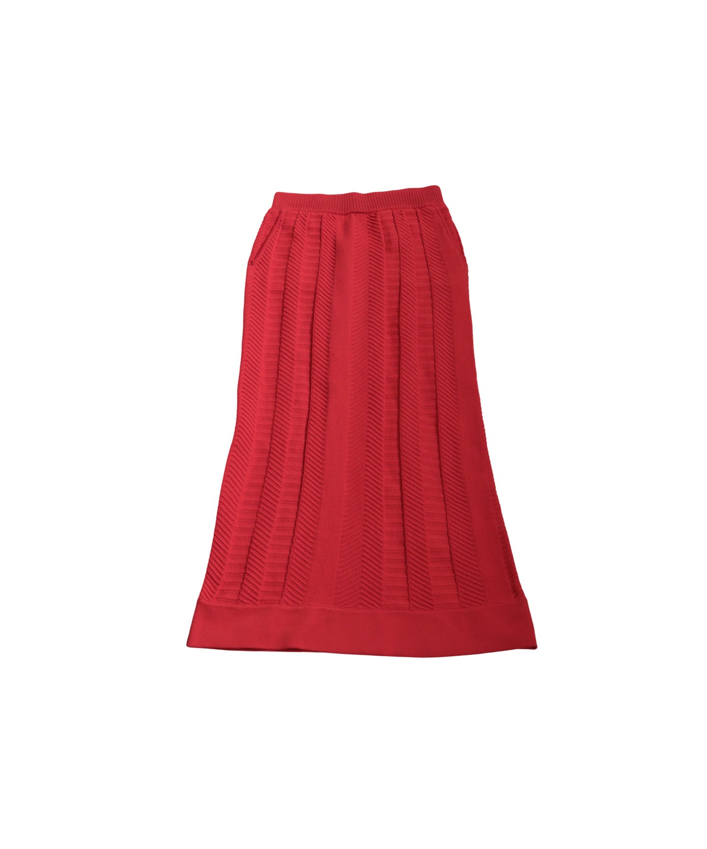Sponge knit Long Skirt Ladies