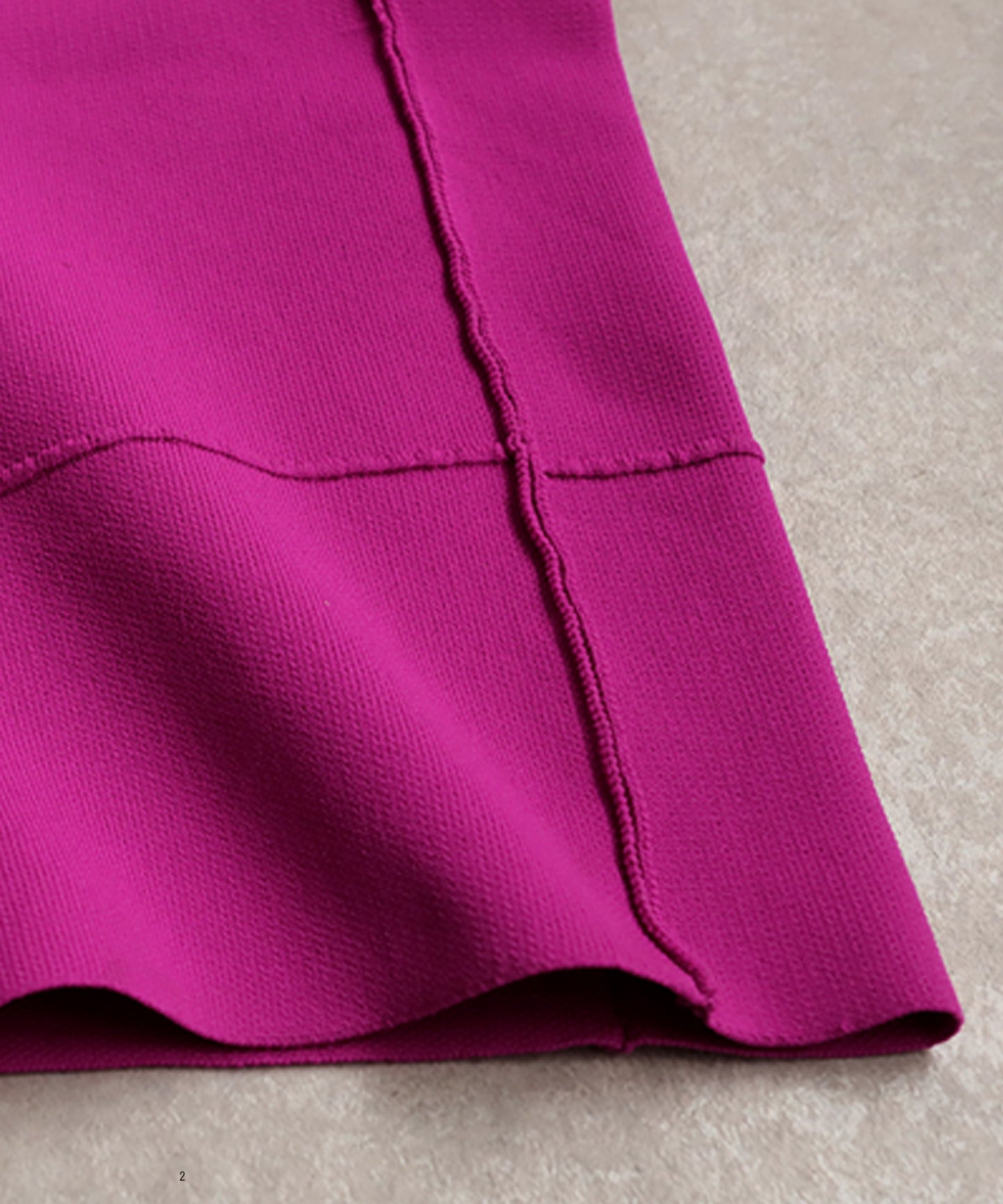 Sponge Knit Long Skirt Ladies