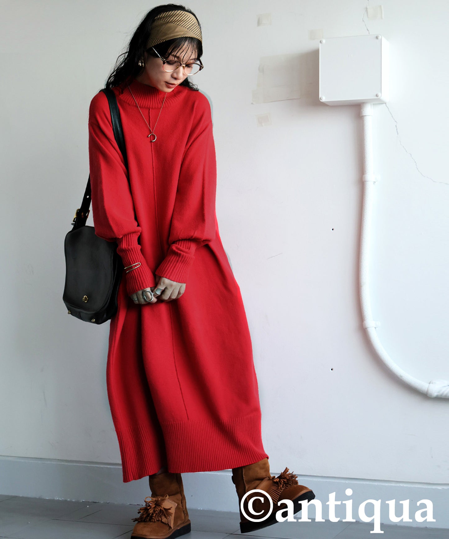 Marshmallow Touch Knit Dress Ladies