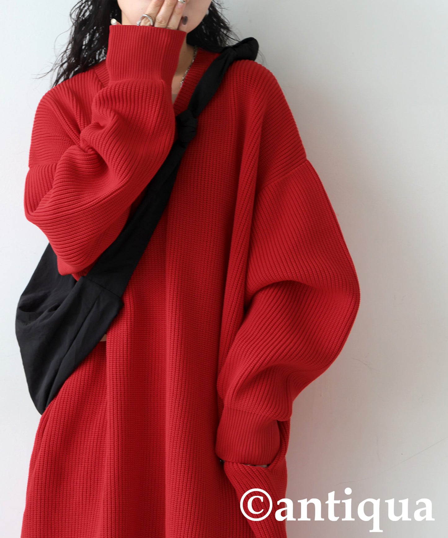 Ribbed Knit Dress Ladies