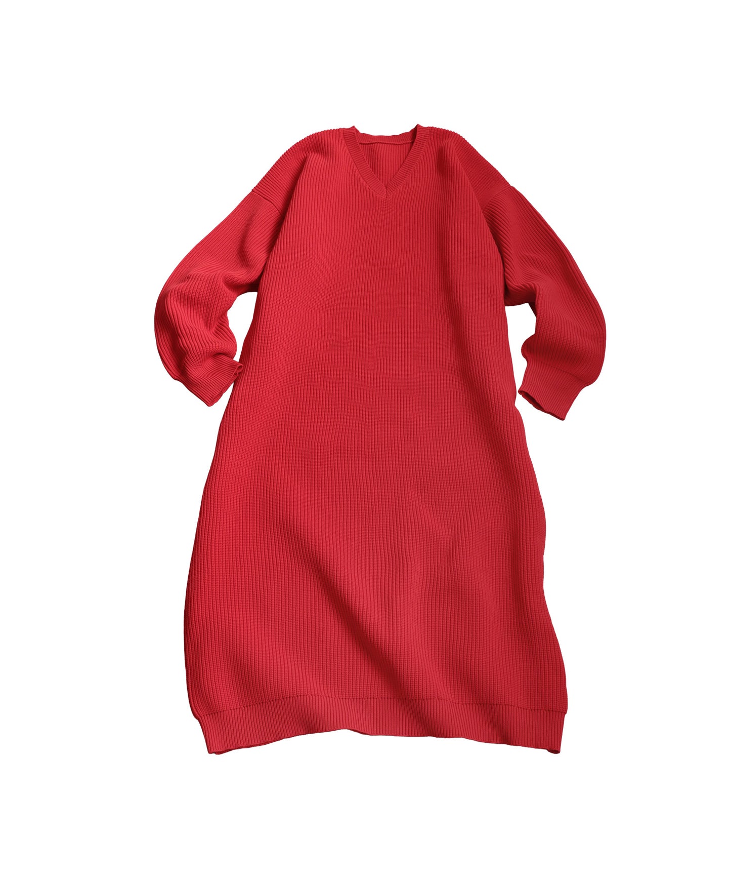 Ribbed Knit Dress Ladies