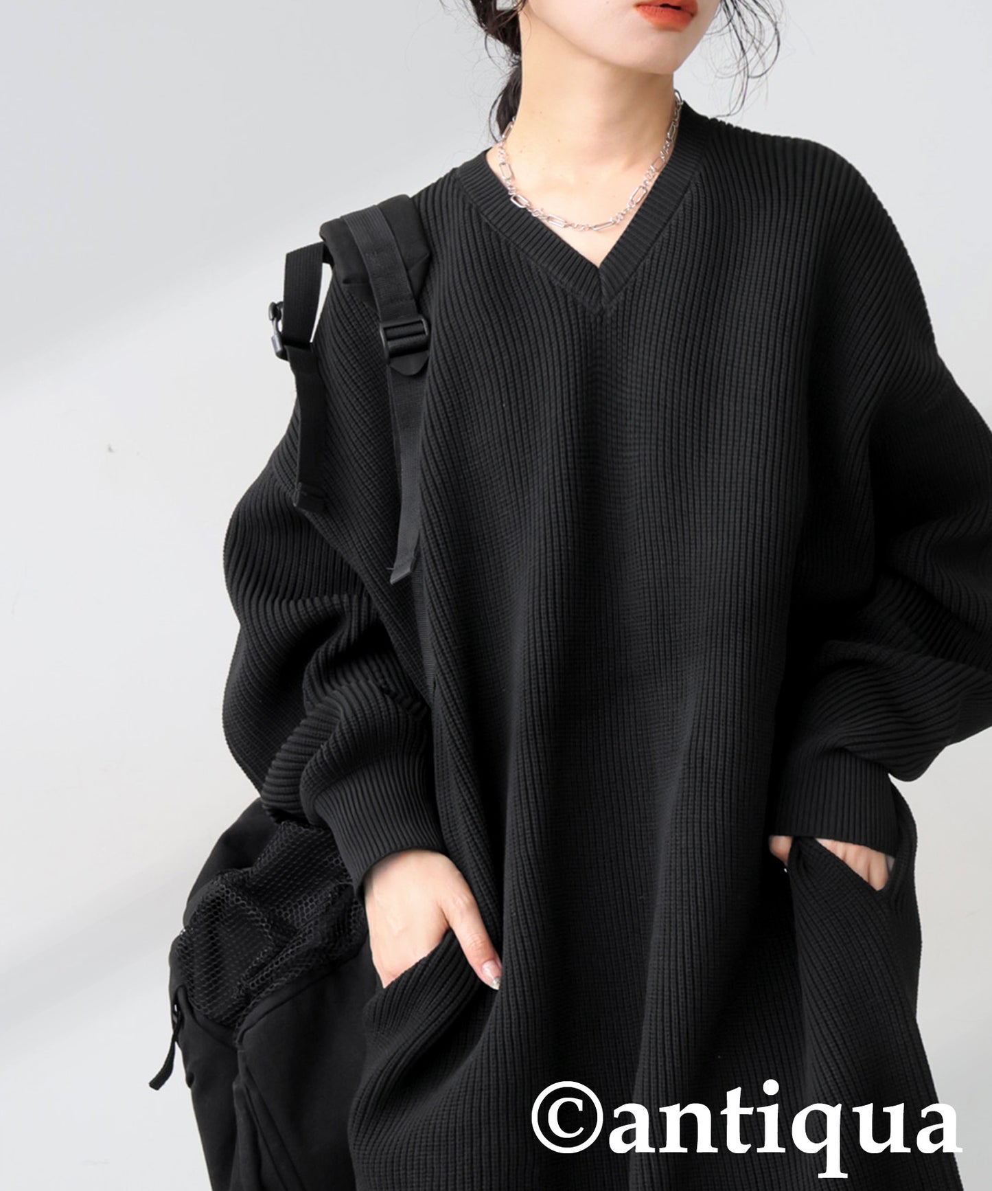 Ribbed Knit Dress Ladies