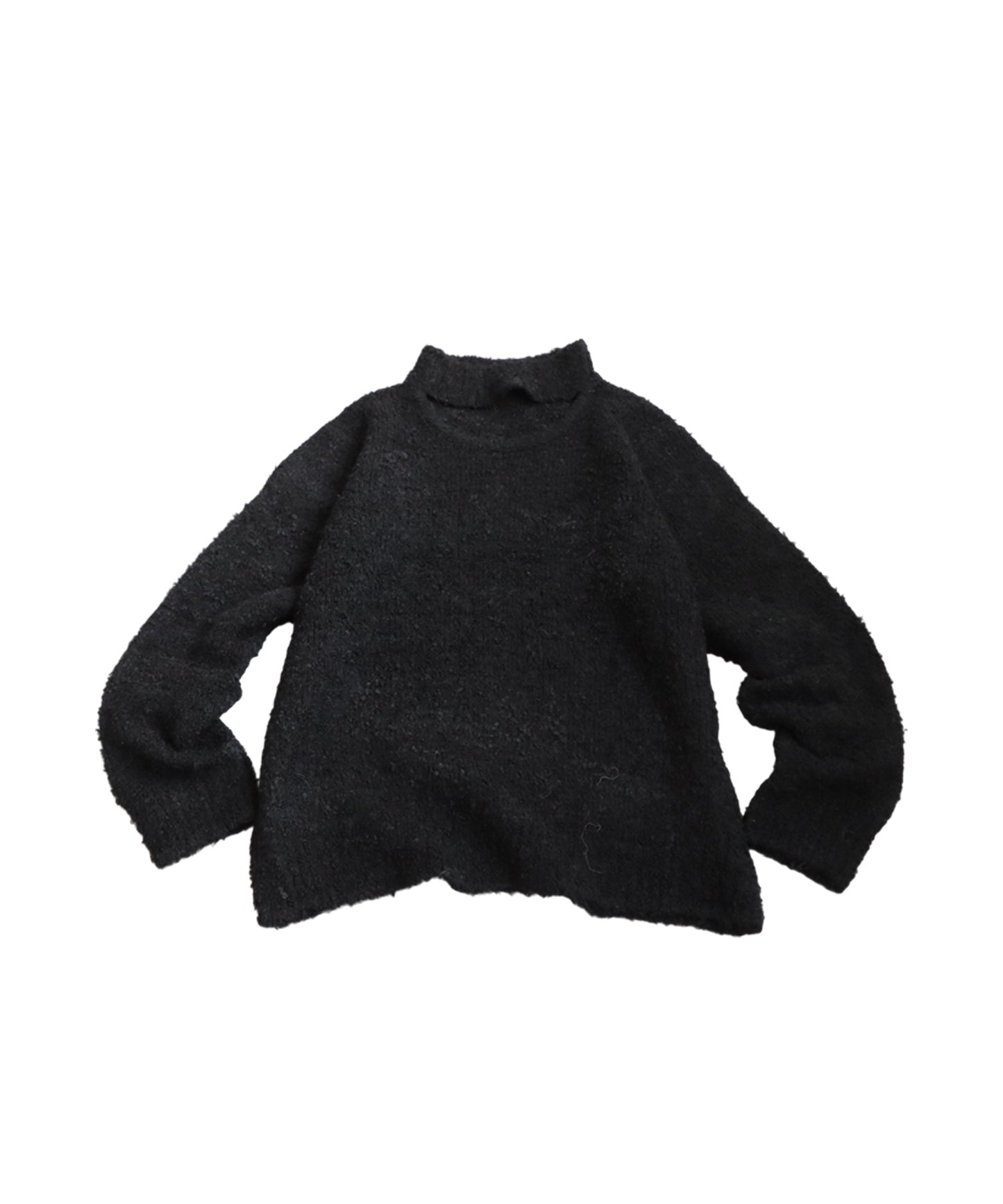 Boucle Cutout Knit Tops Ladies