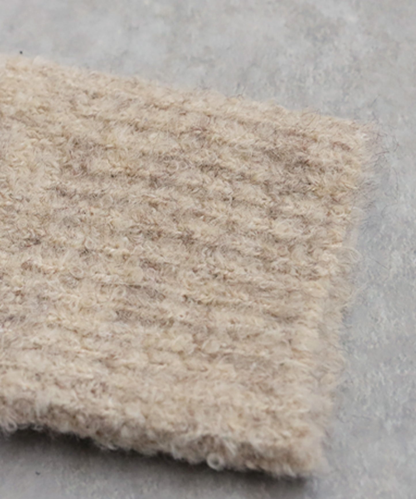 Boucle Cutout Knit Tops Ladies