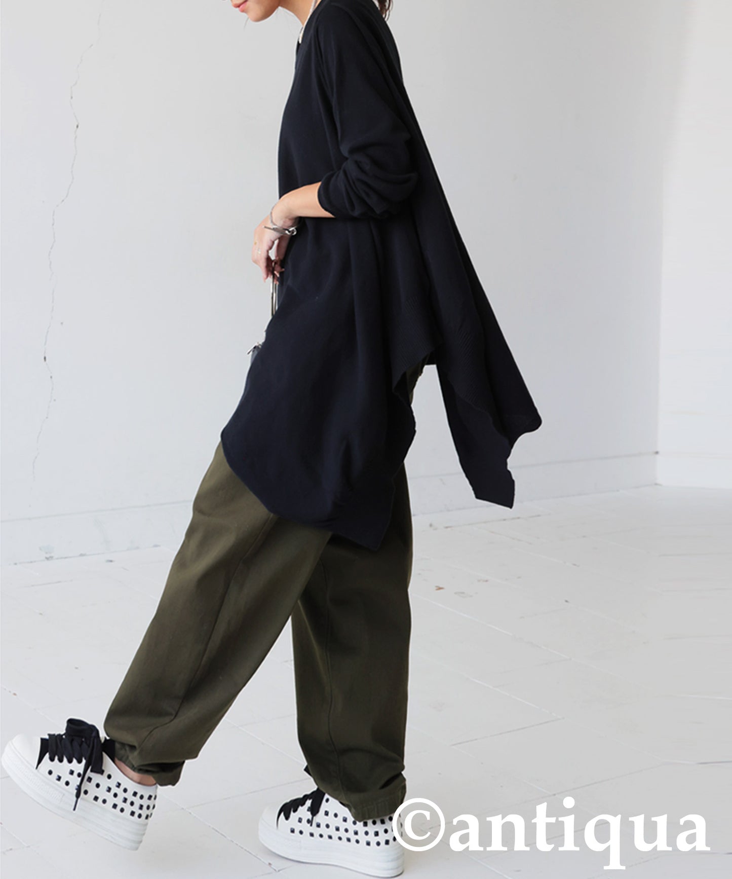 Asymmetrical Knit Top Ladies