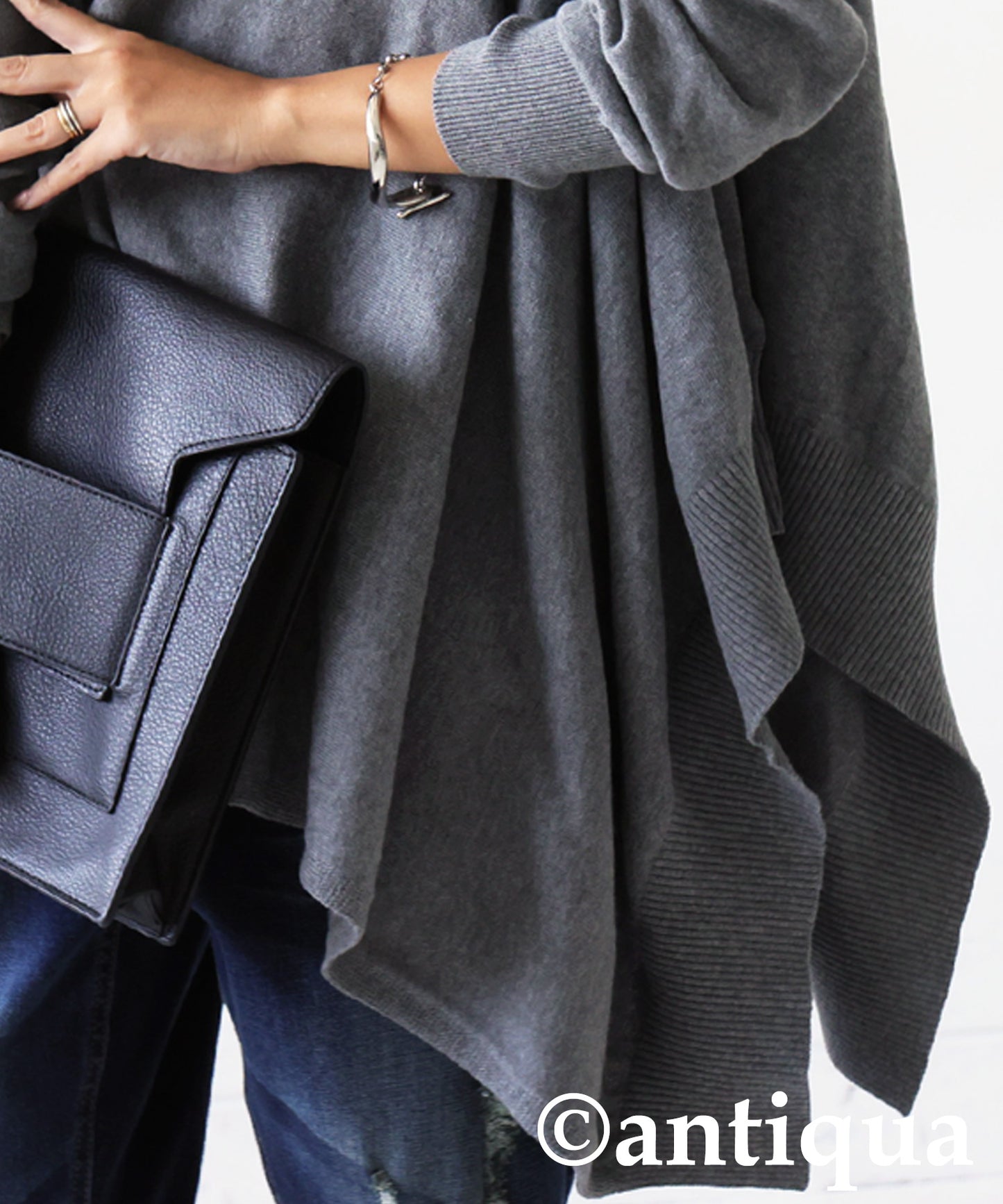 Asymmetrical Knit Top Ladies