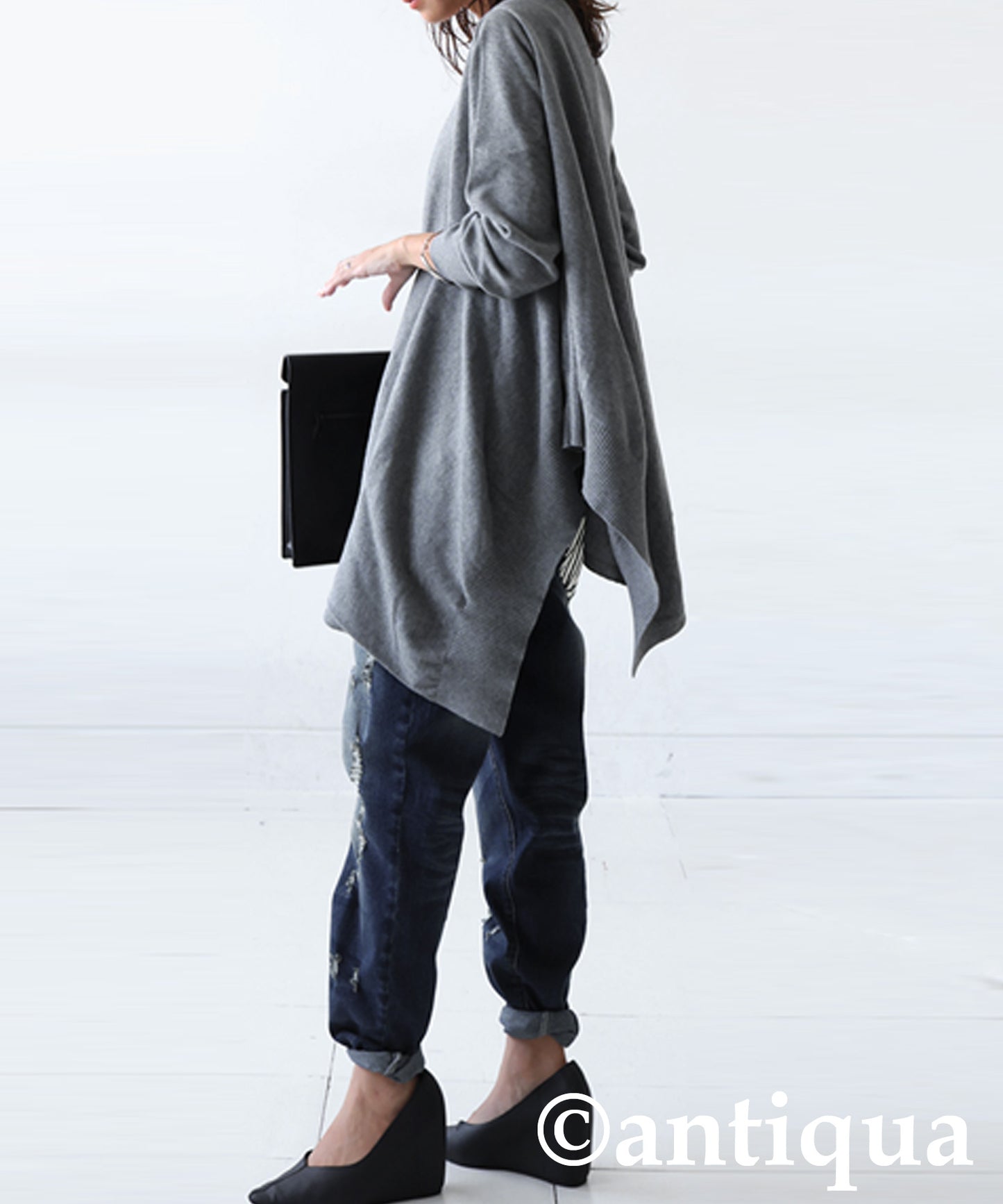 Asymmetrical Knit Top Ladies