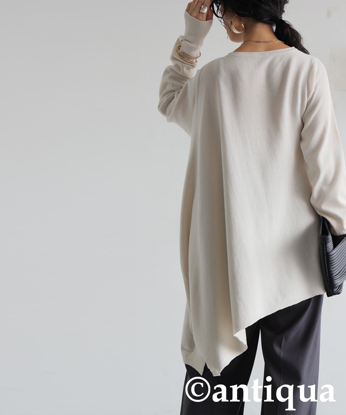 Asymmetrical Knit Top Ladies