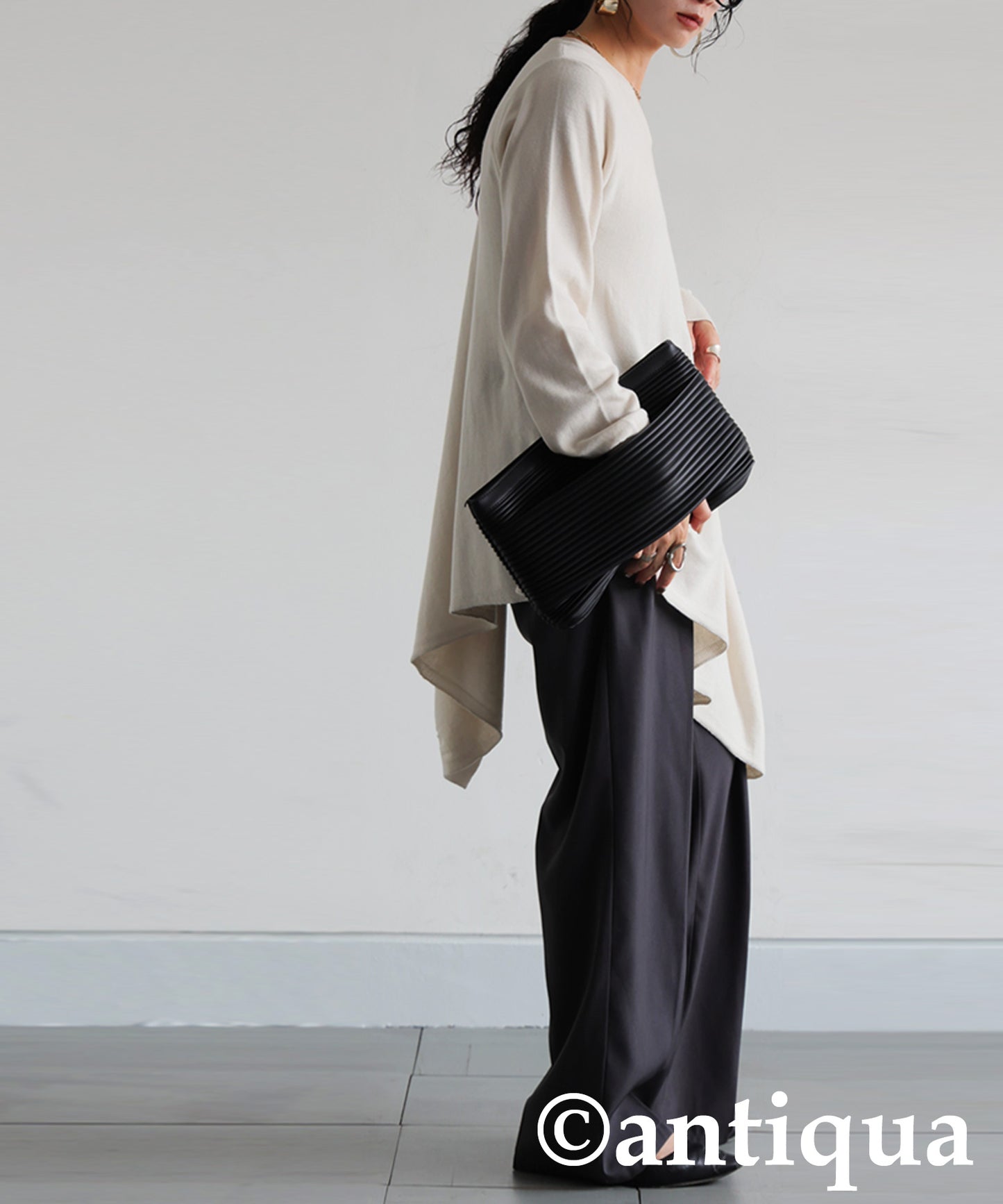 Asymmetrical Knit Top Ladies