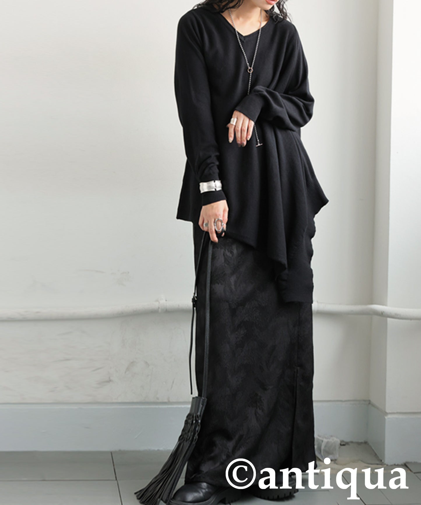 Asymmetrical Knit Top Ladies