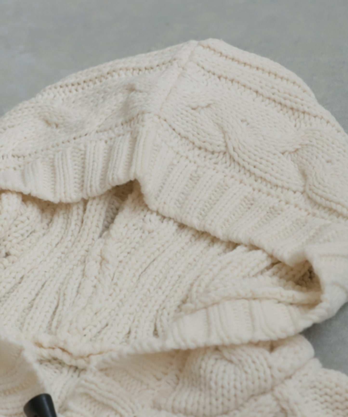 Toggle Button Cable Knit  tops Ladies
