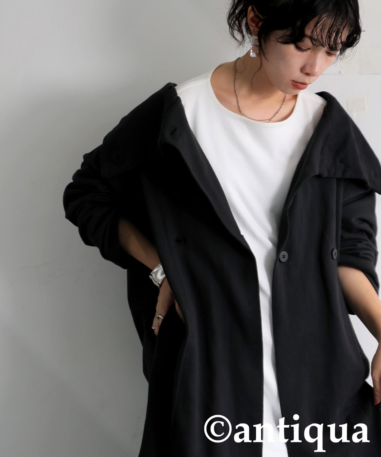 Fleece Long Coat Ladies