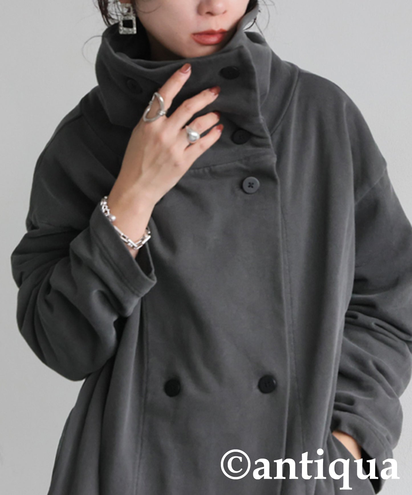 Fleece Long Coat Ladies