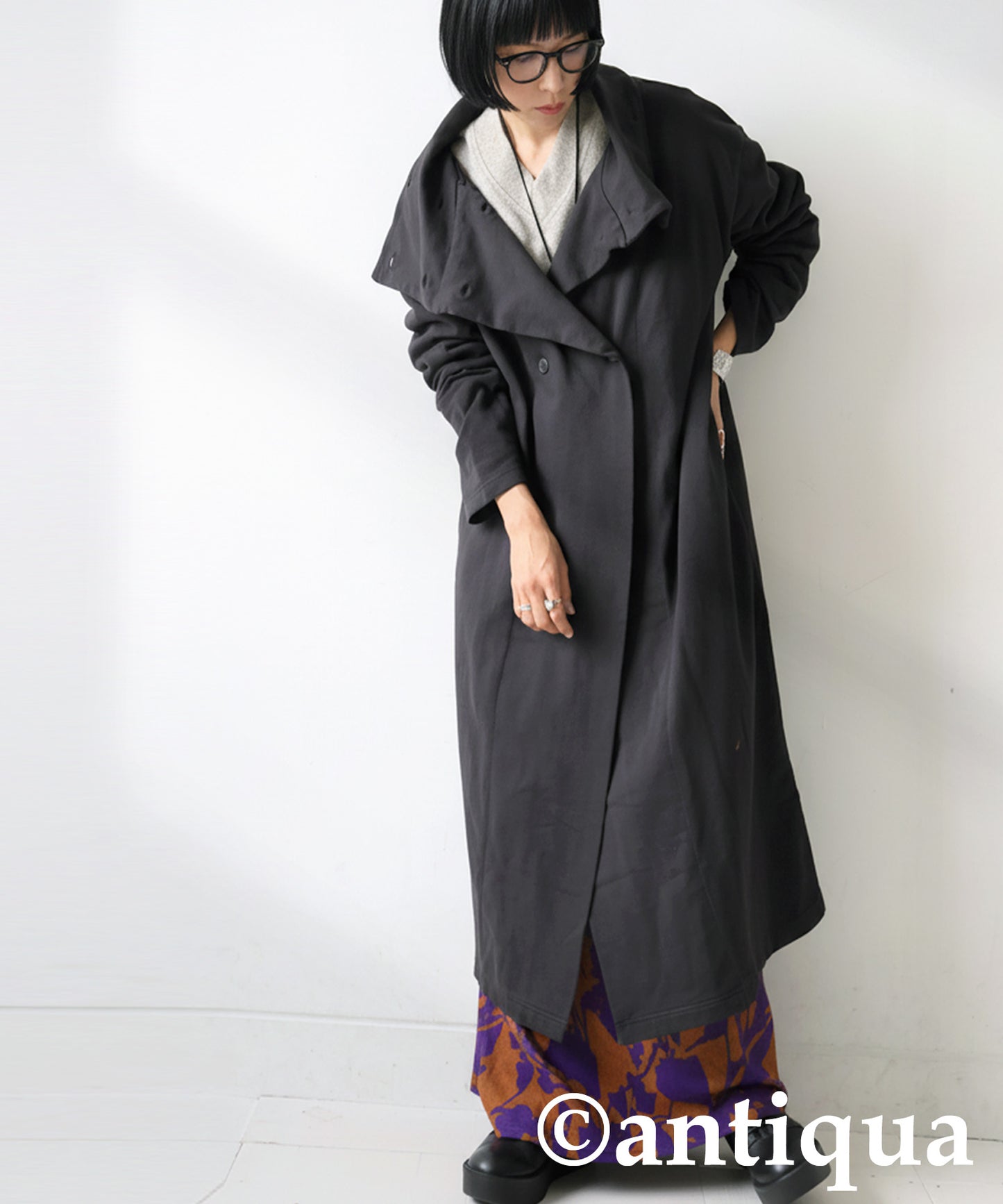 Fleece Long Coat Ladies