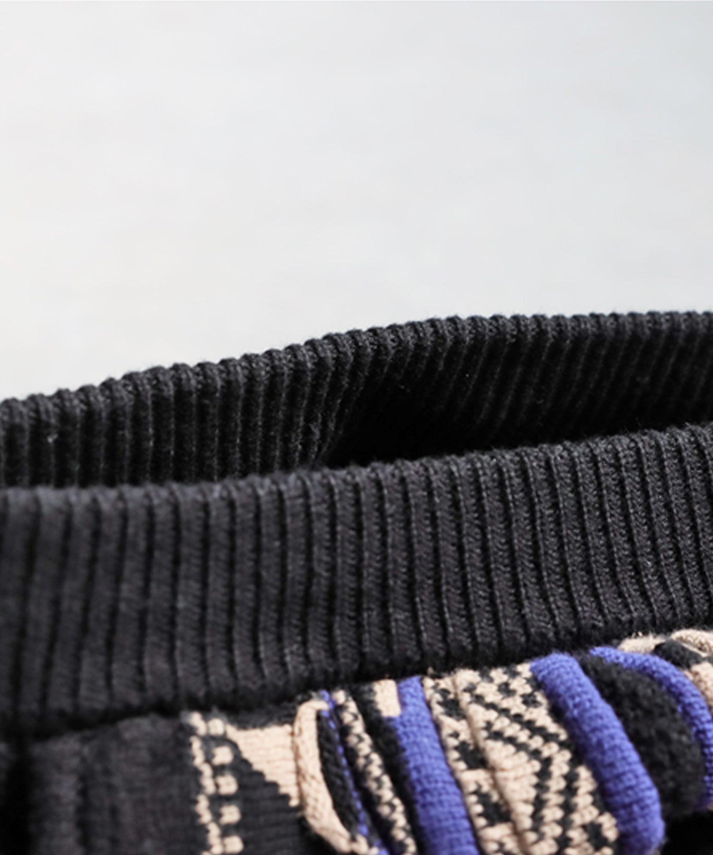 Geometric Pattern Knit Skirt Ladies