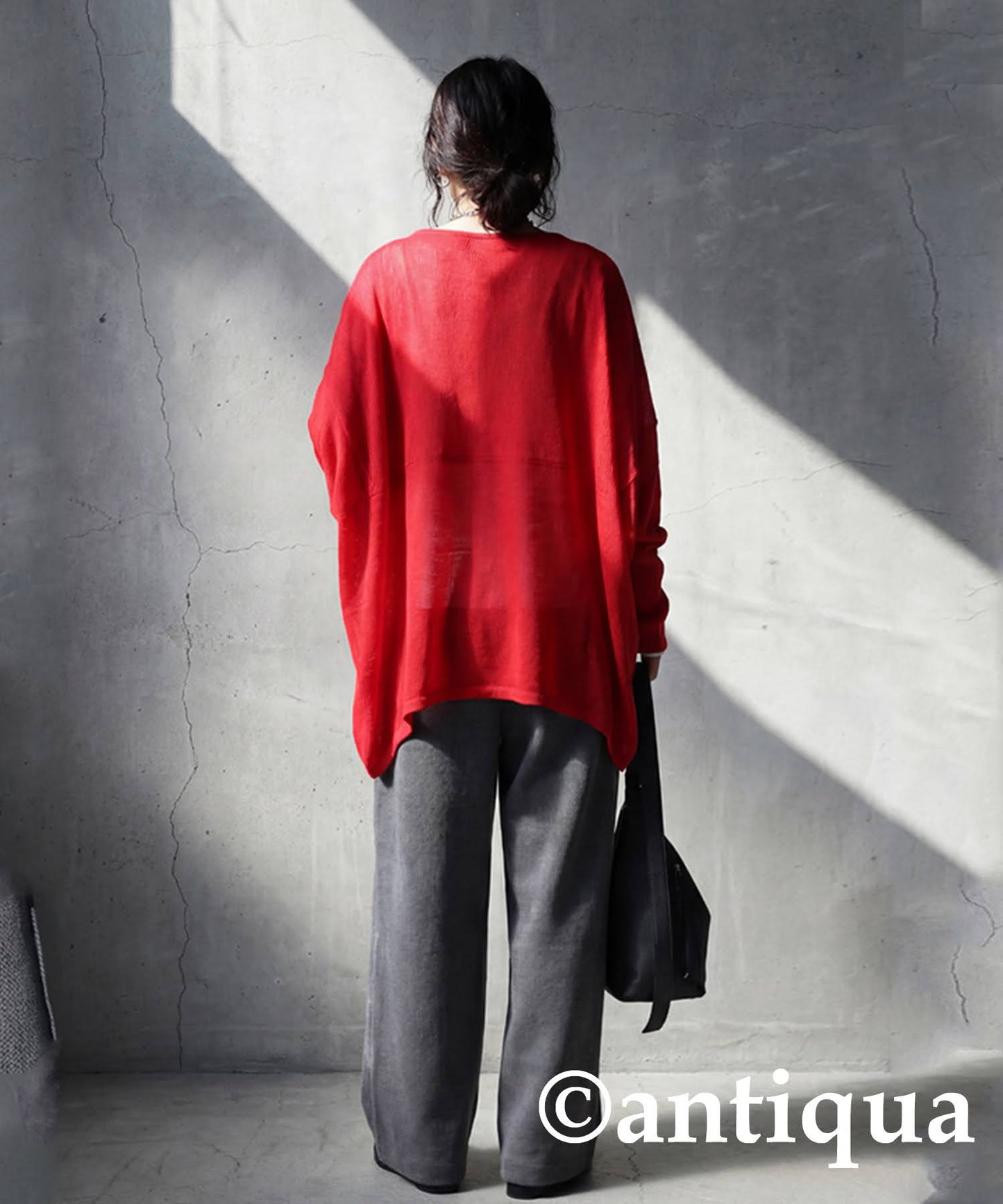 Deformed Knit Top Ladies