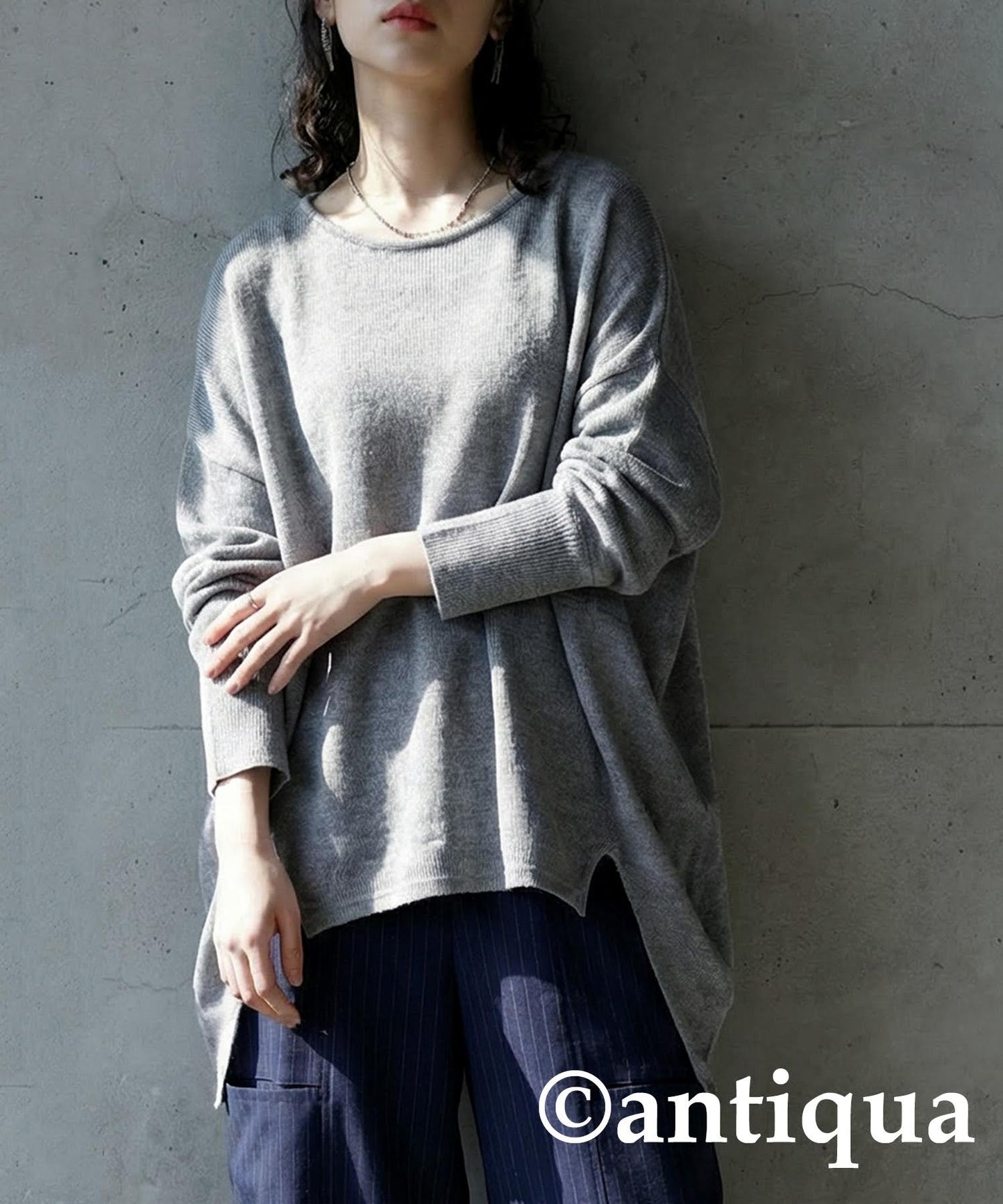 Deformed Knit Top Ladies