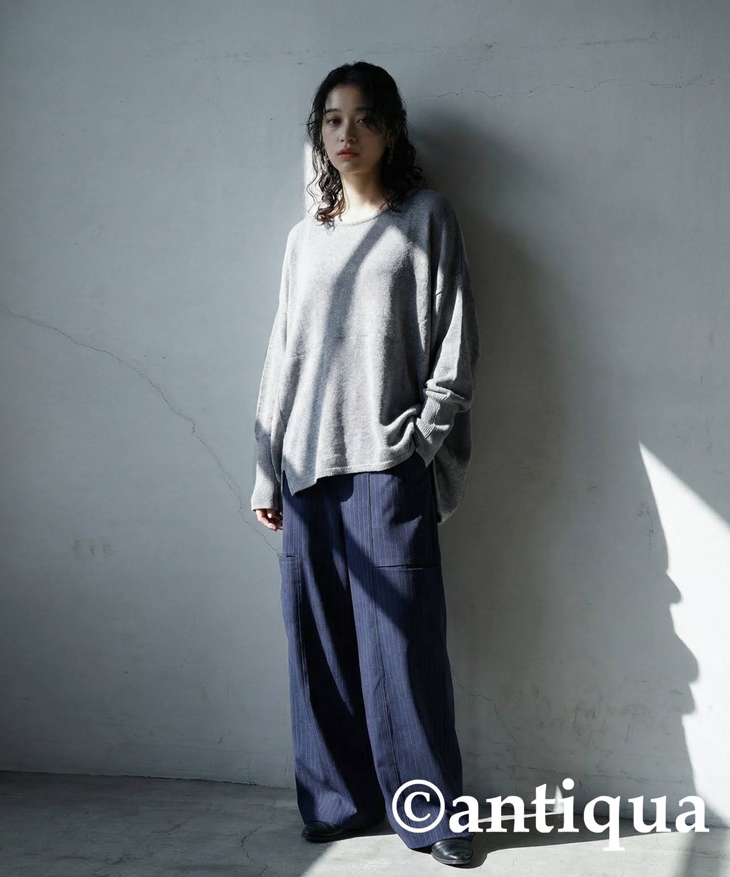 Deformed Knit Top Ladies