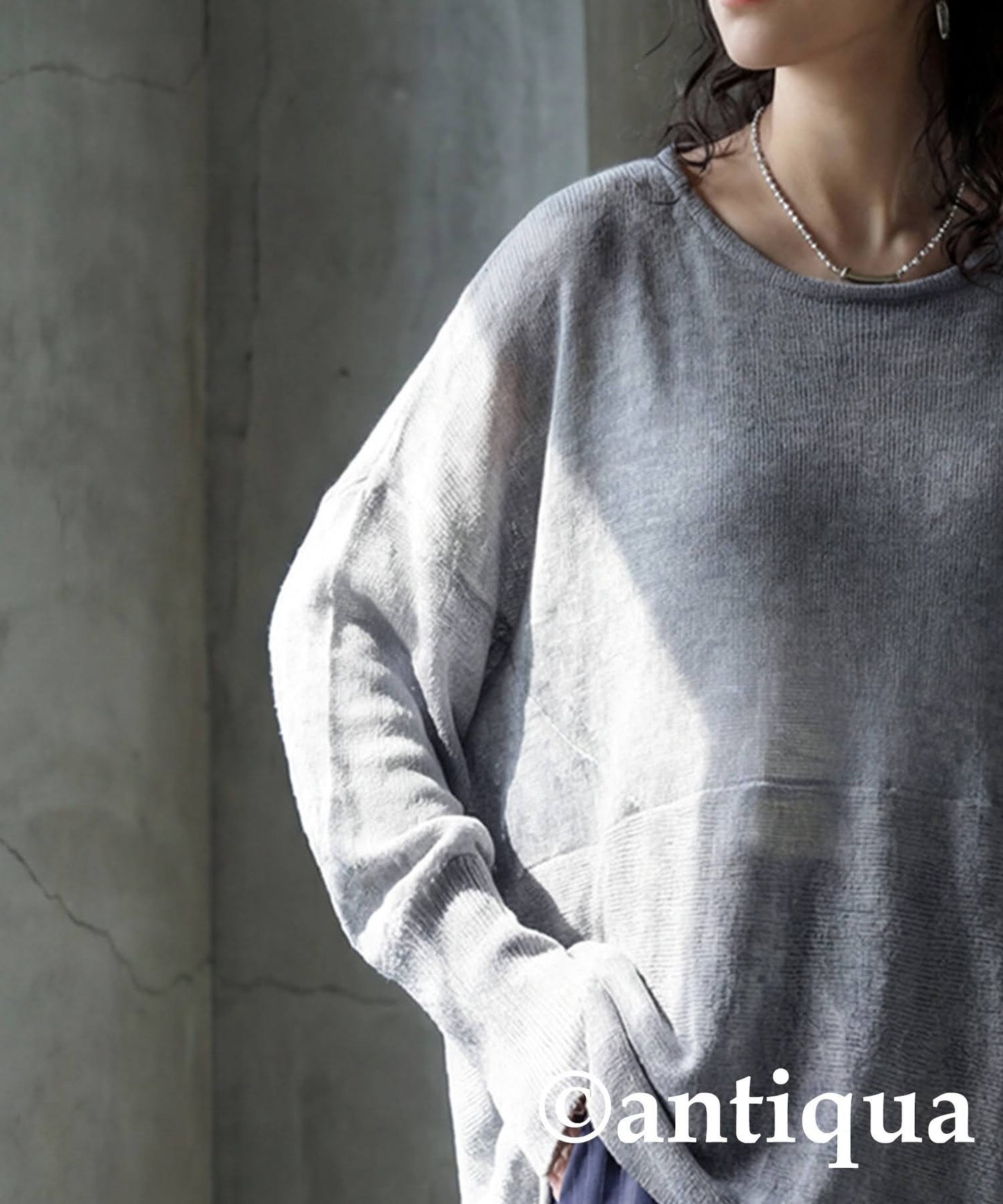 Deformed Knit Top Ladies