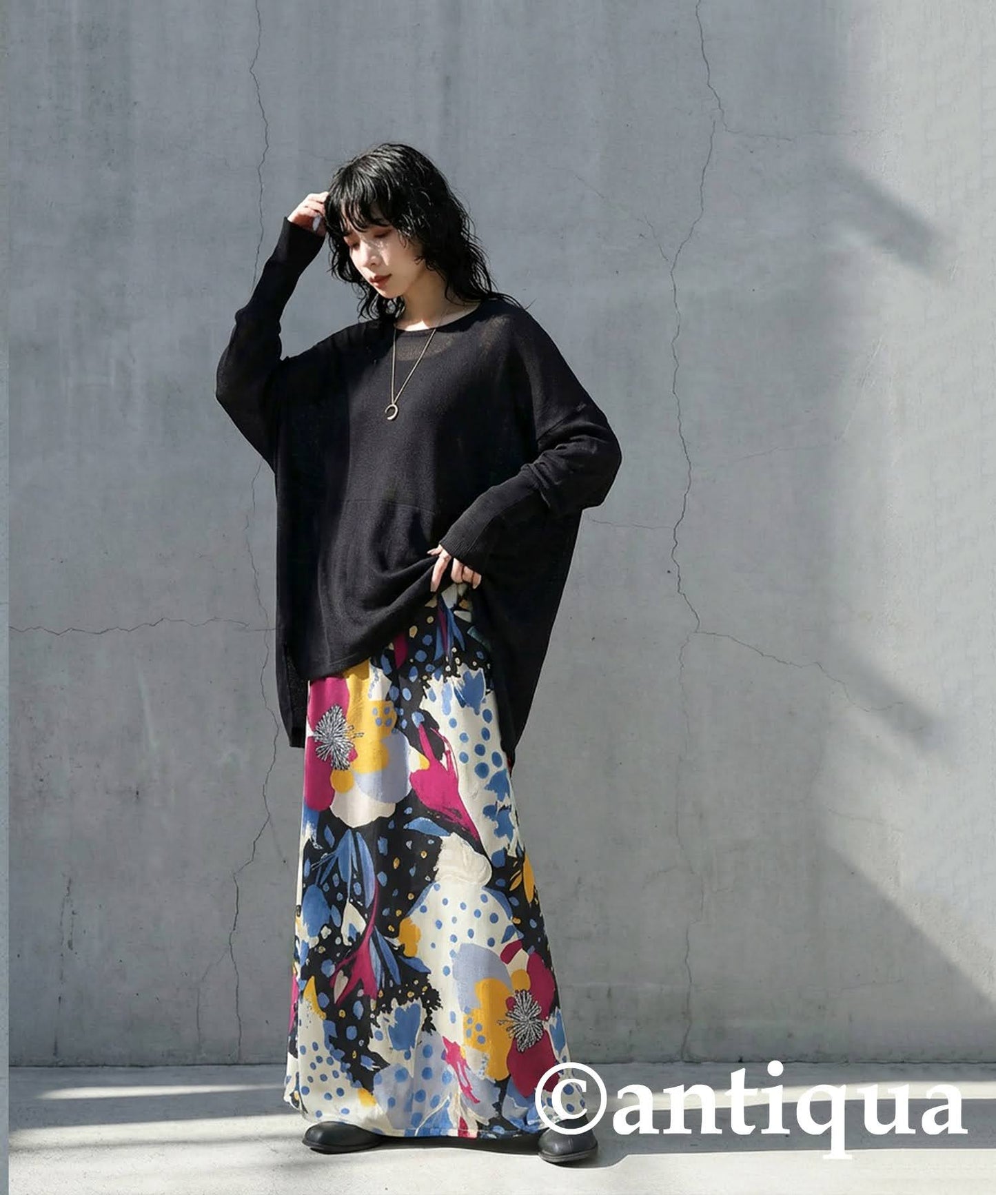 Deformed Knit Top Ladies