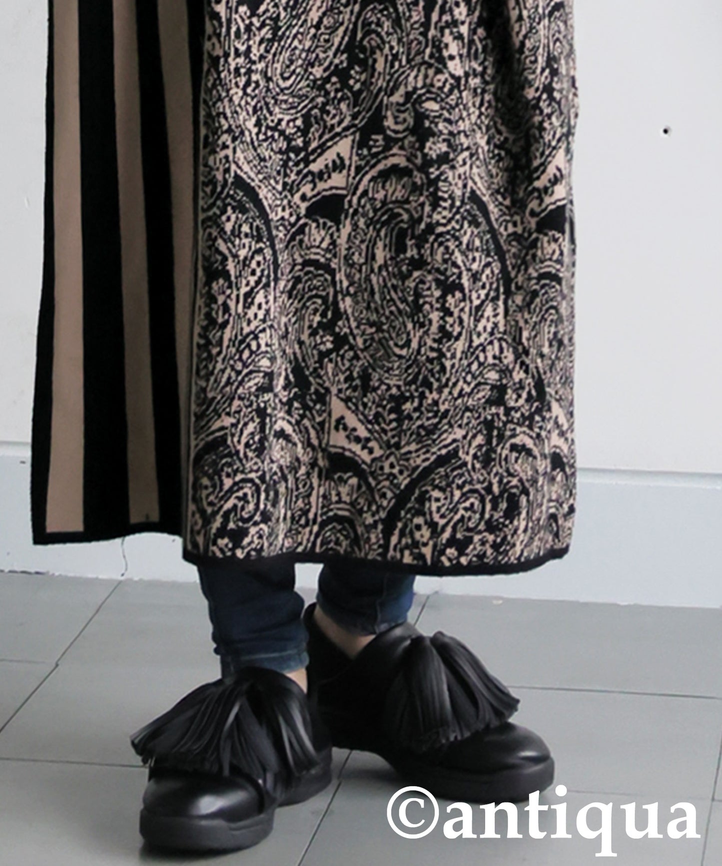 Patterned Knit Dress Ladies