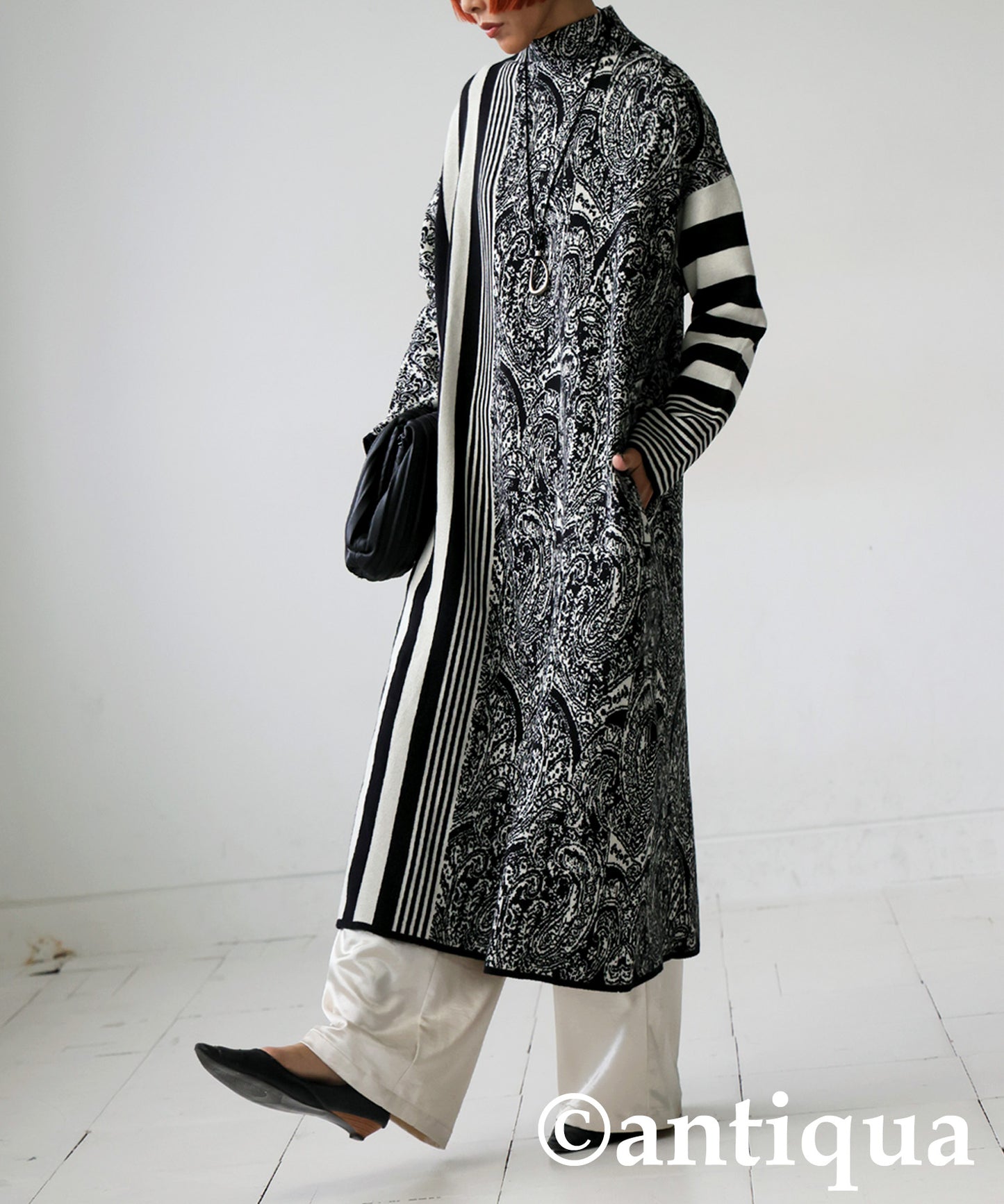 Patterned Knit Dress Ladies