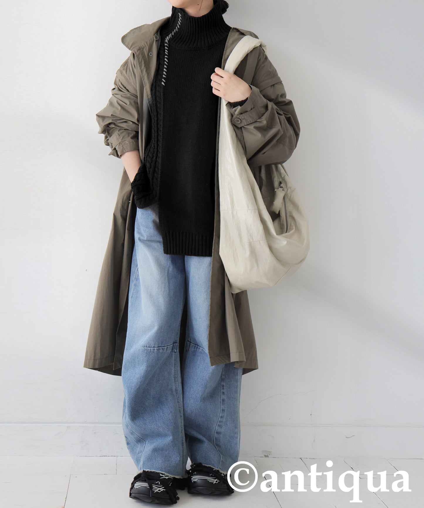 Mixed Knit Pullover Ladies