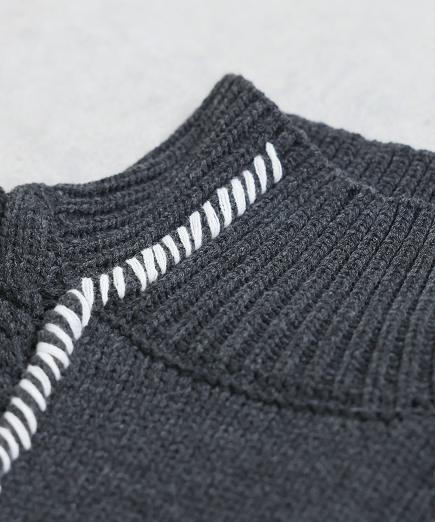 Mixed Knit Pullover Ladies