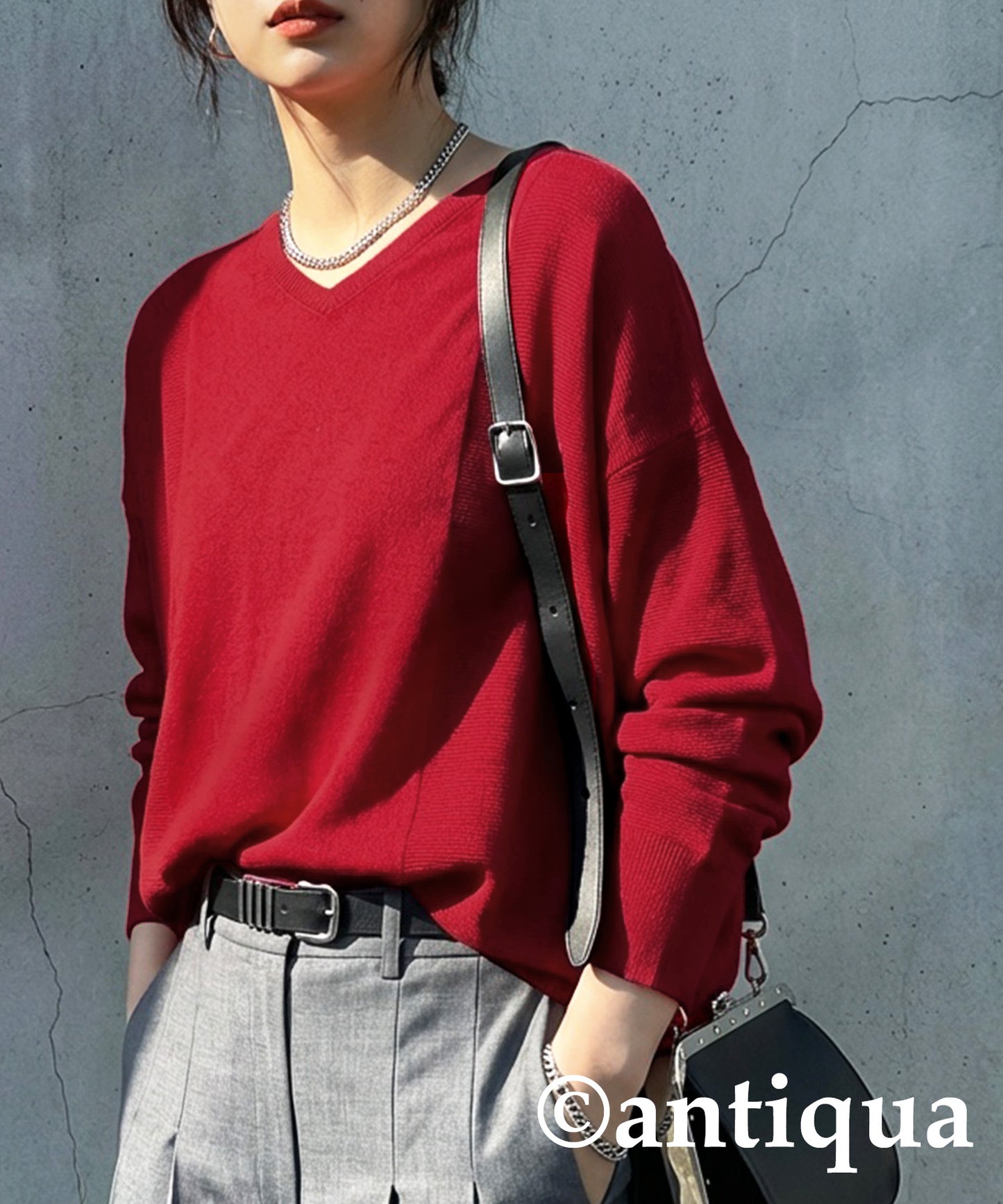 Garter Stitch Knit Ladies