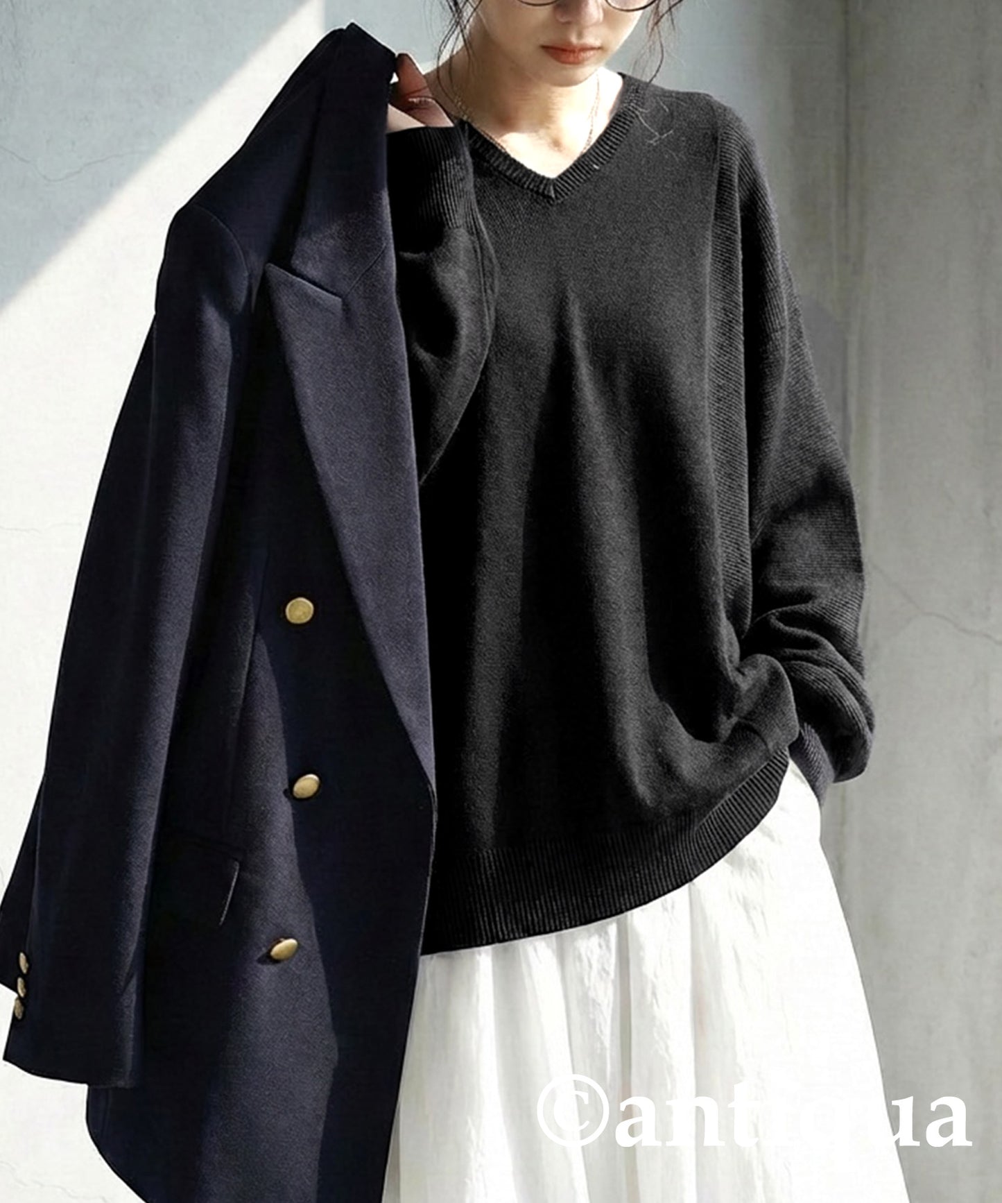 Garter Stitch Knit Ladies