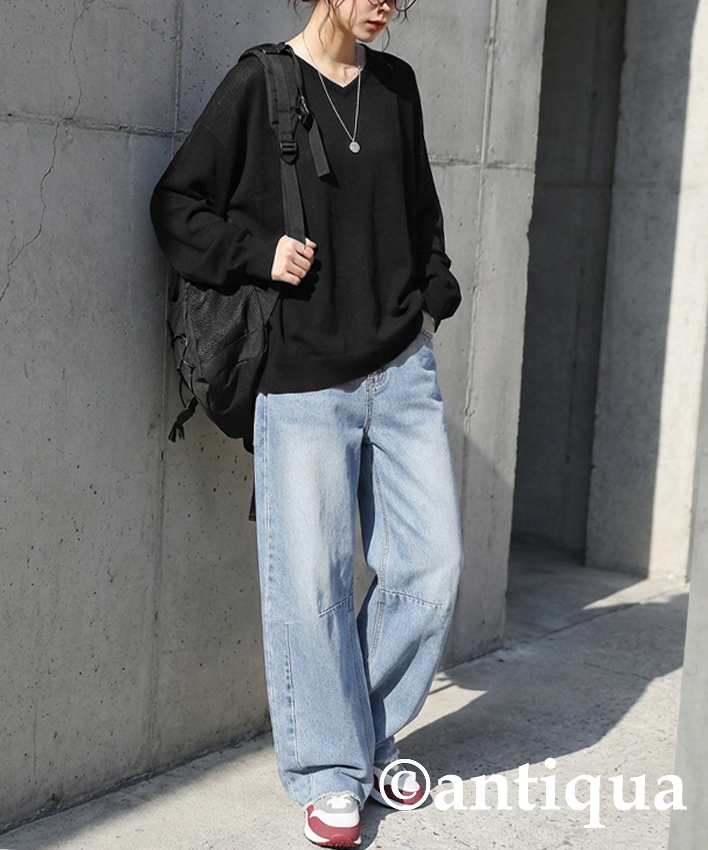 Garter Stitch Knit Ladies