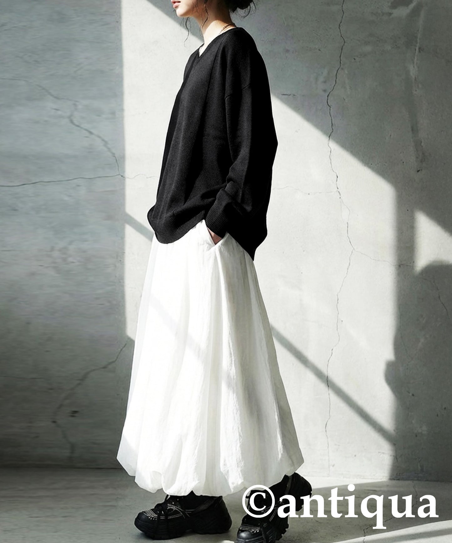 Garter Stitch Knit Ladies