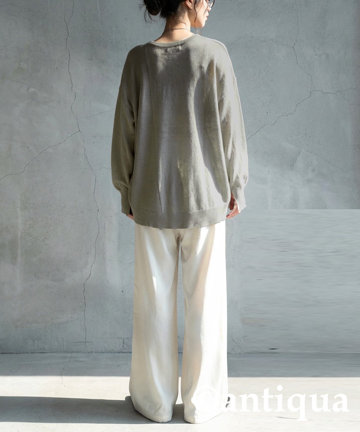 Garter Stitch Knit Ladies