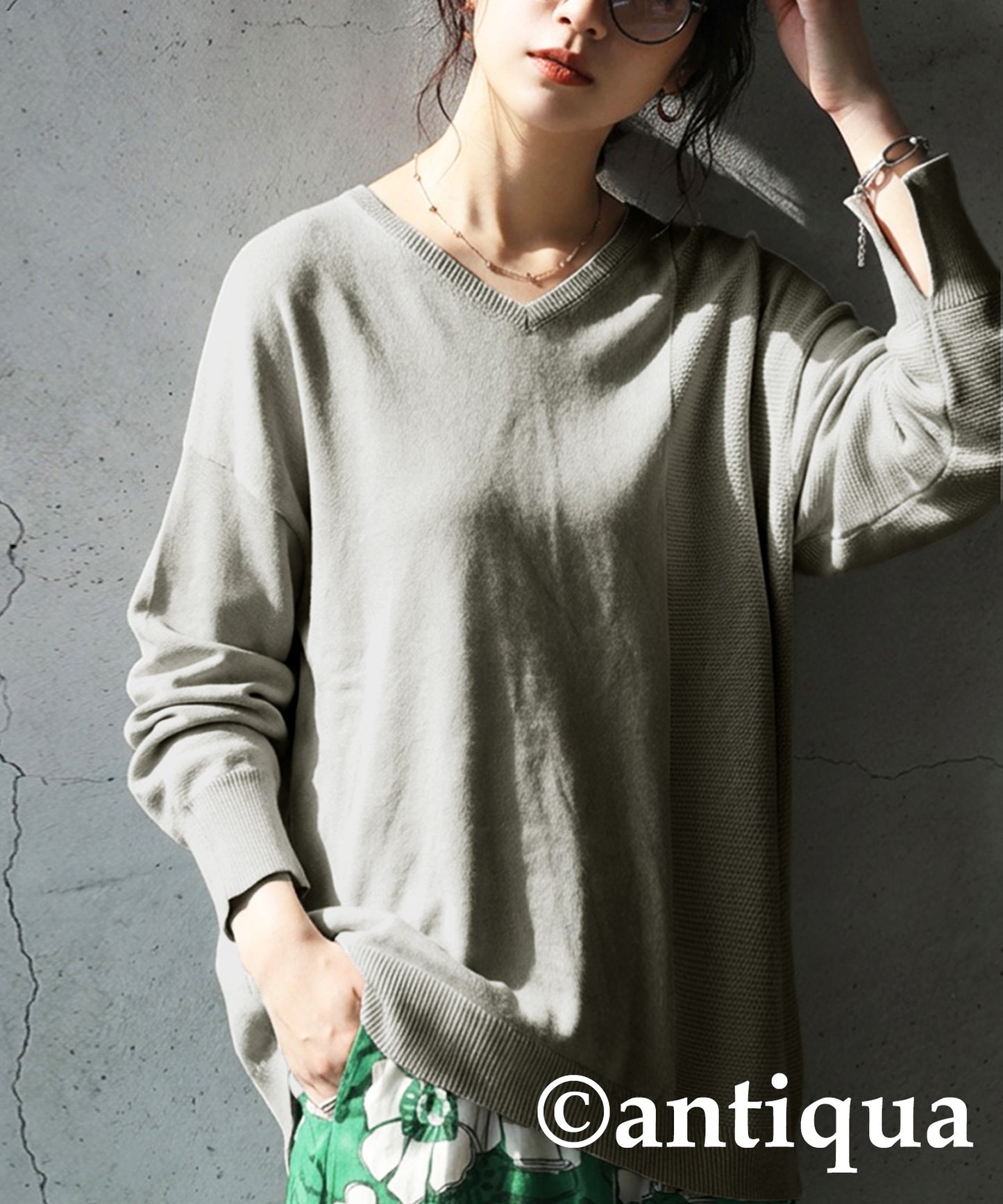 Garter Stitch Knit Ladies