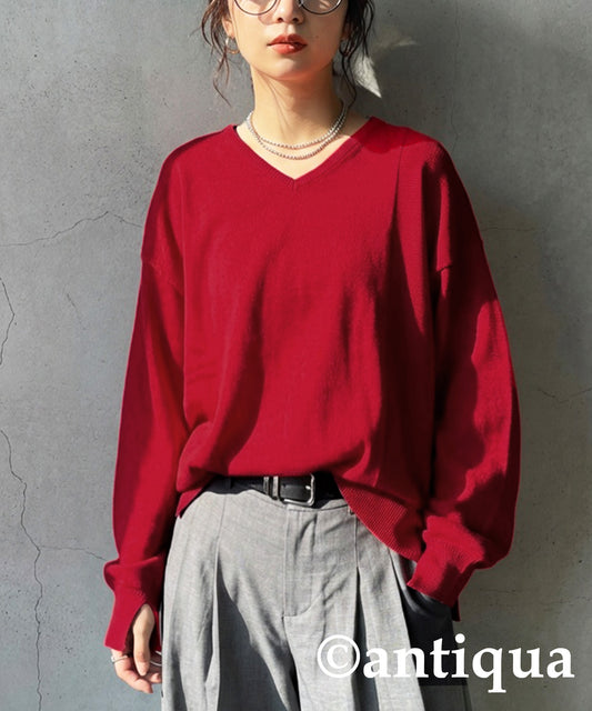 Garter Stitch Knit Ladies