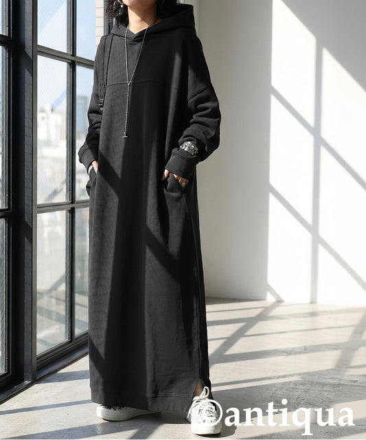 Hooded Long Dress Ladies