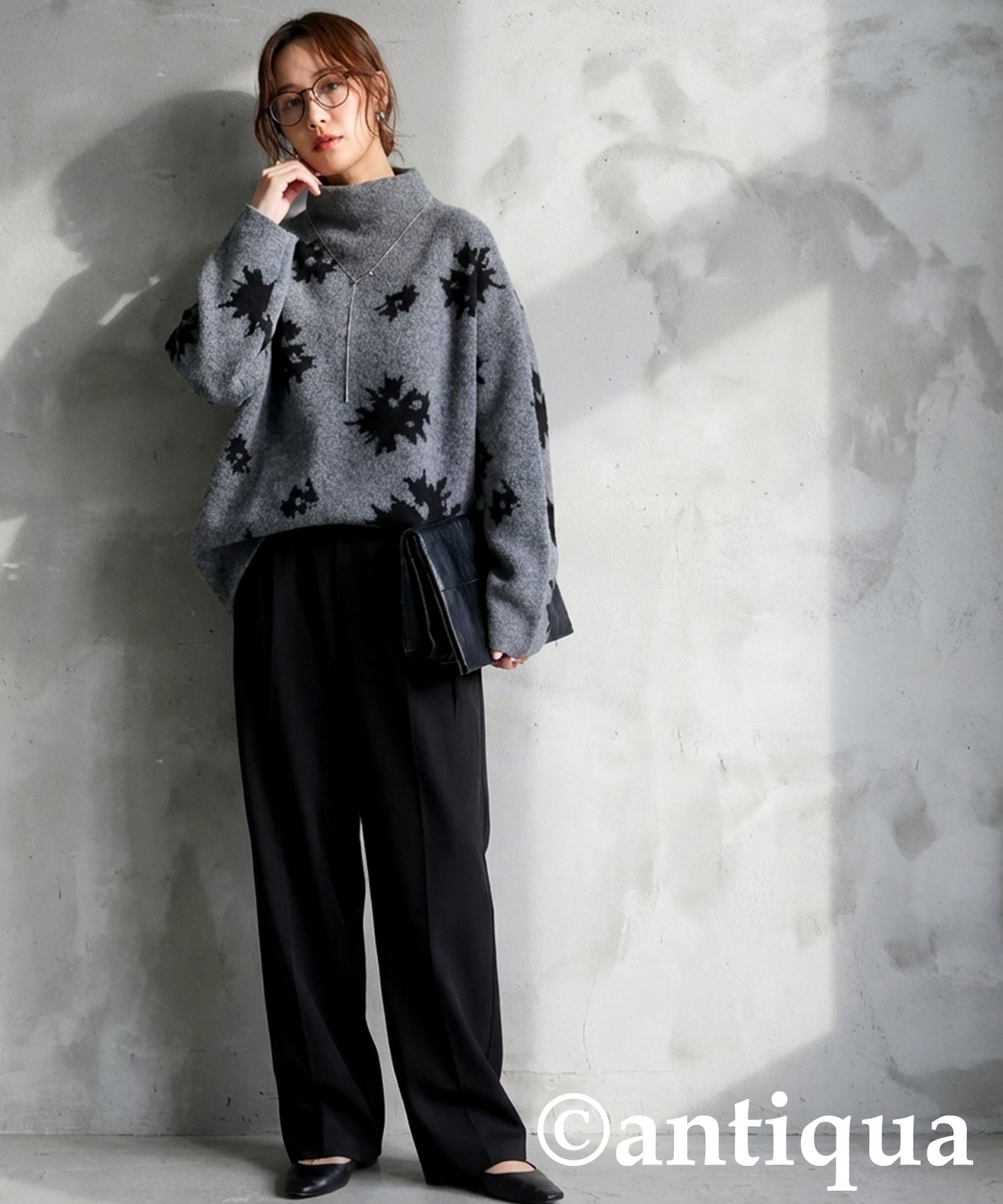 Floral Knit Top Ladies