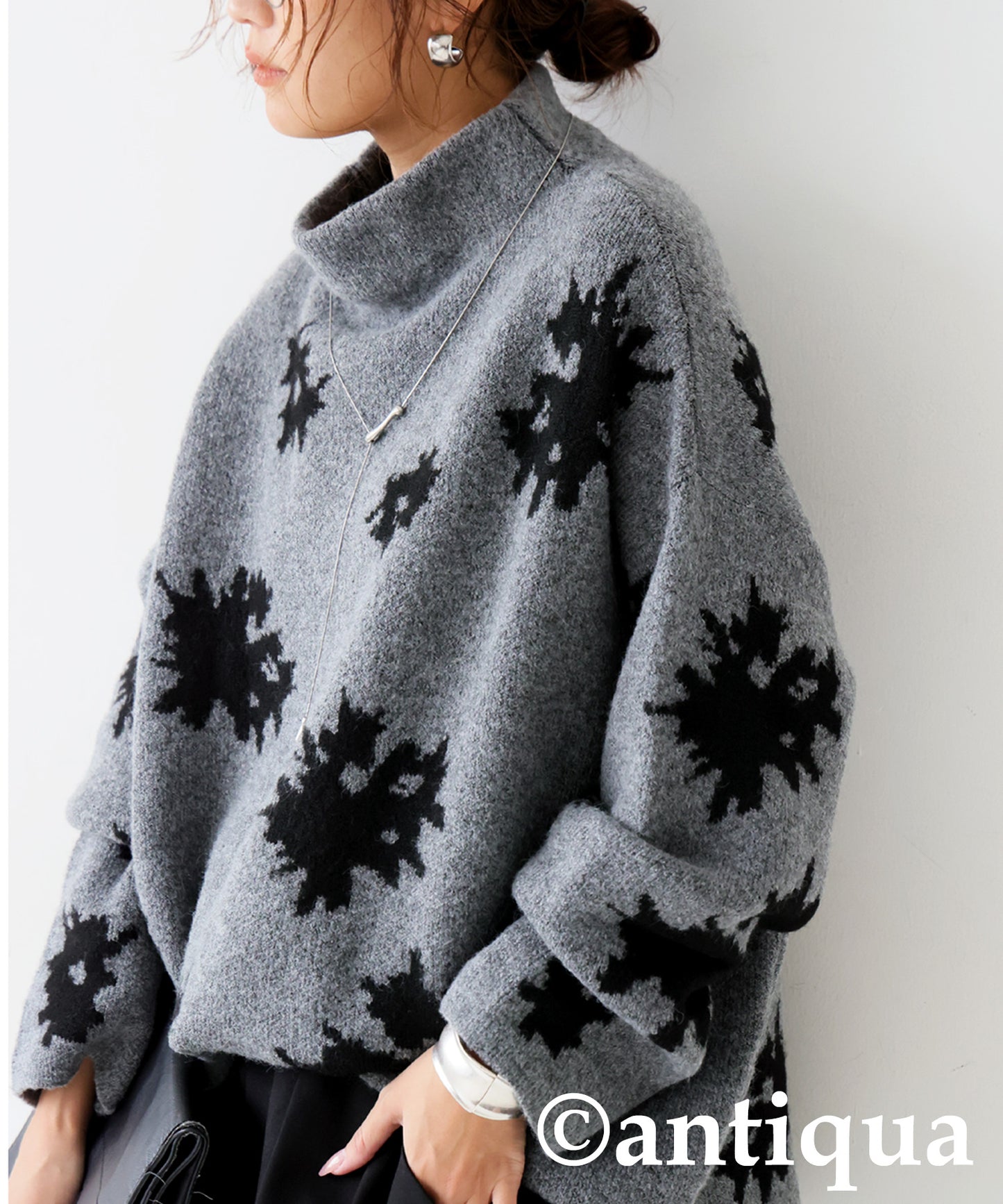 Floral Knit Top Ladies