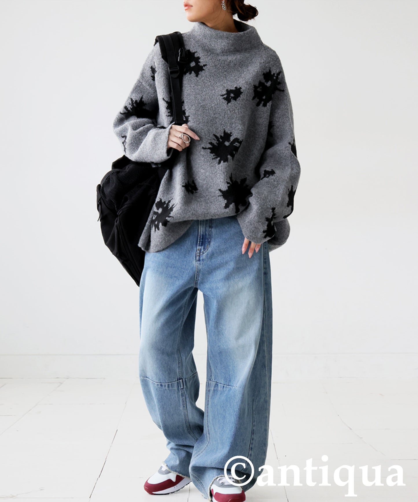 Floral Knit Top Ladies