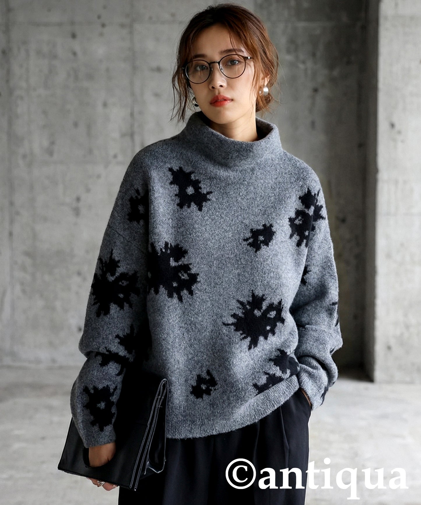 Floral Knit Top Ladies