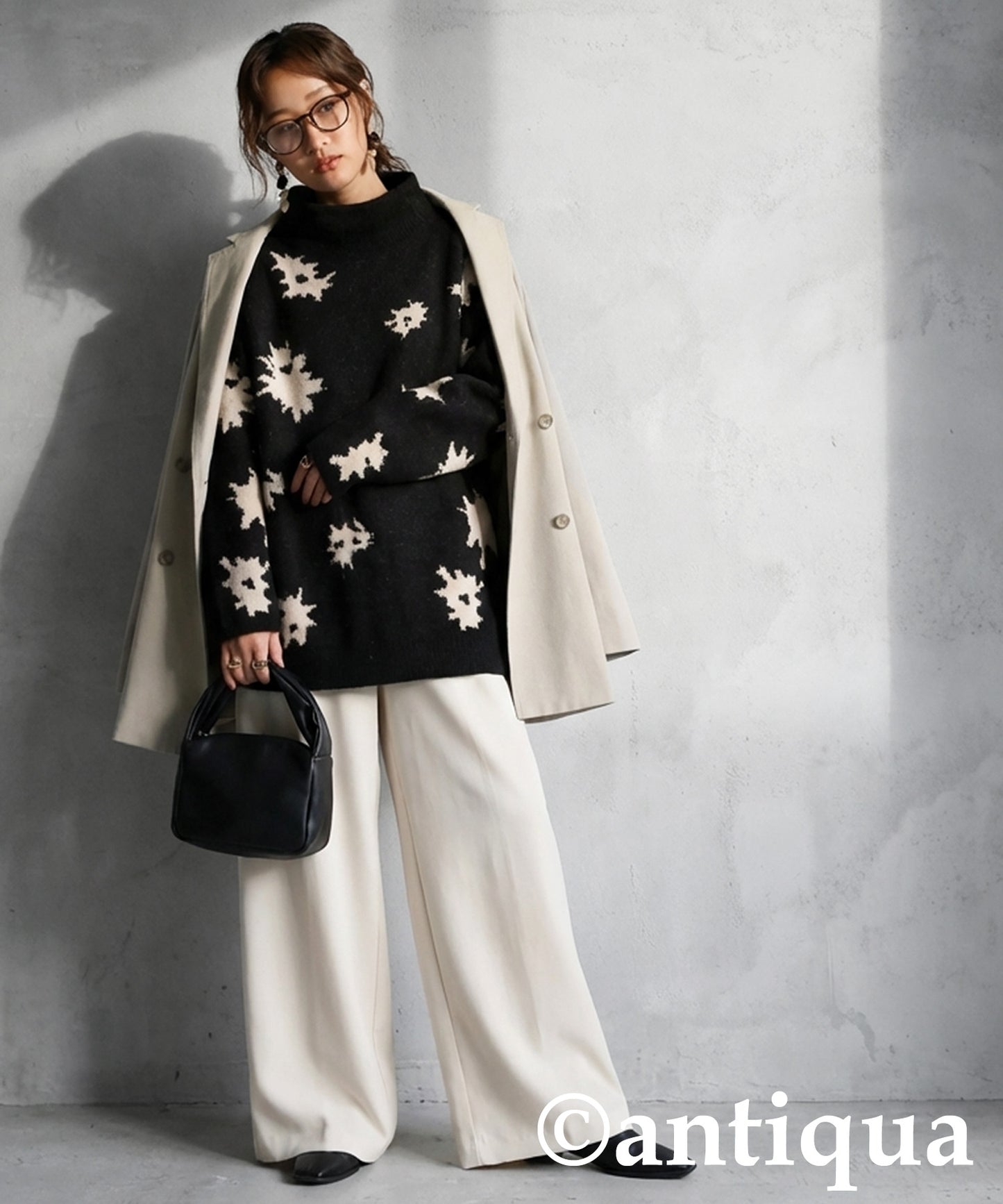 Floral Knit Top Ladies