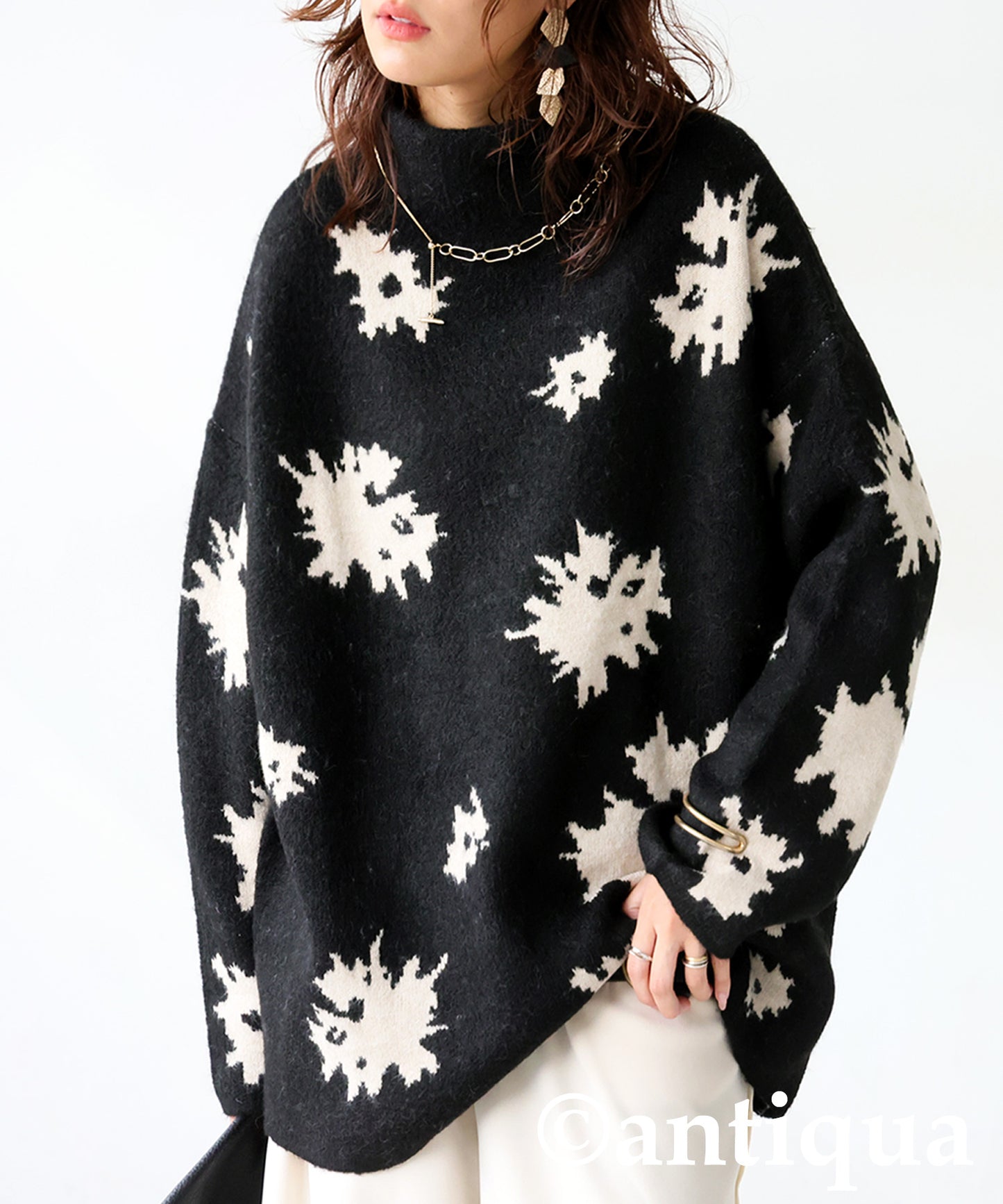 Floral Knit Top Ladies