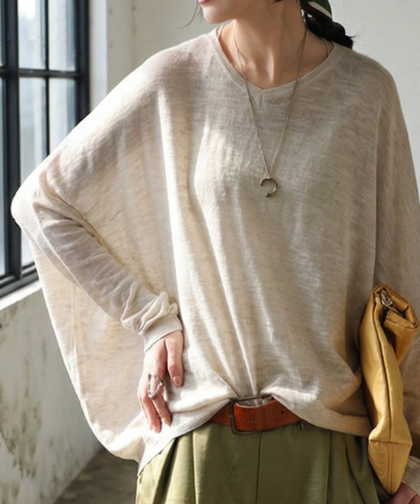 Sheer Dolman Knit Ladies